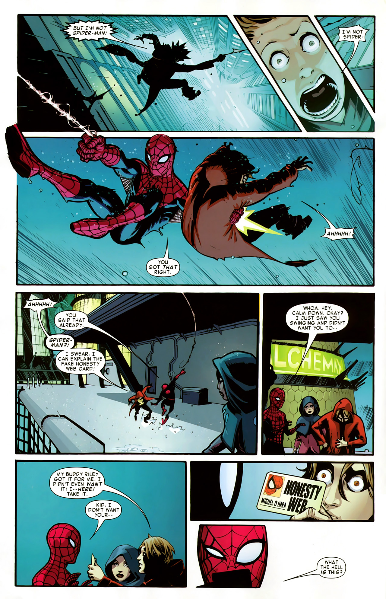 Read online Timestorm 2009/2099: Spider-Man comic -  Issue # Full - 10