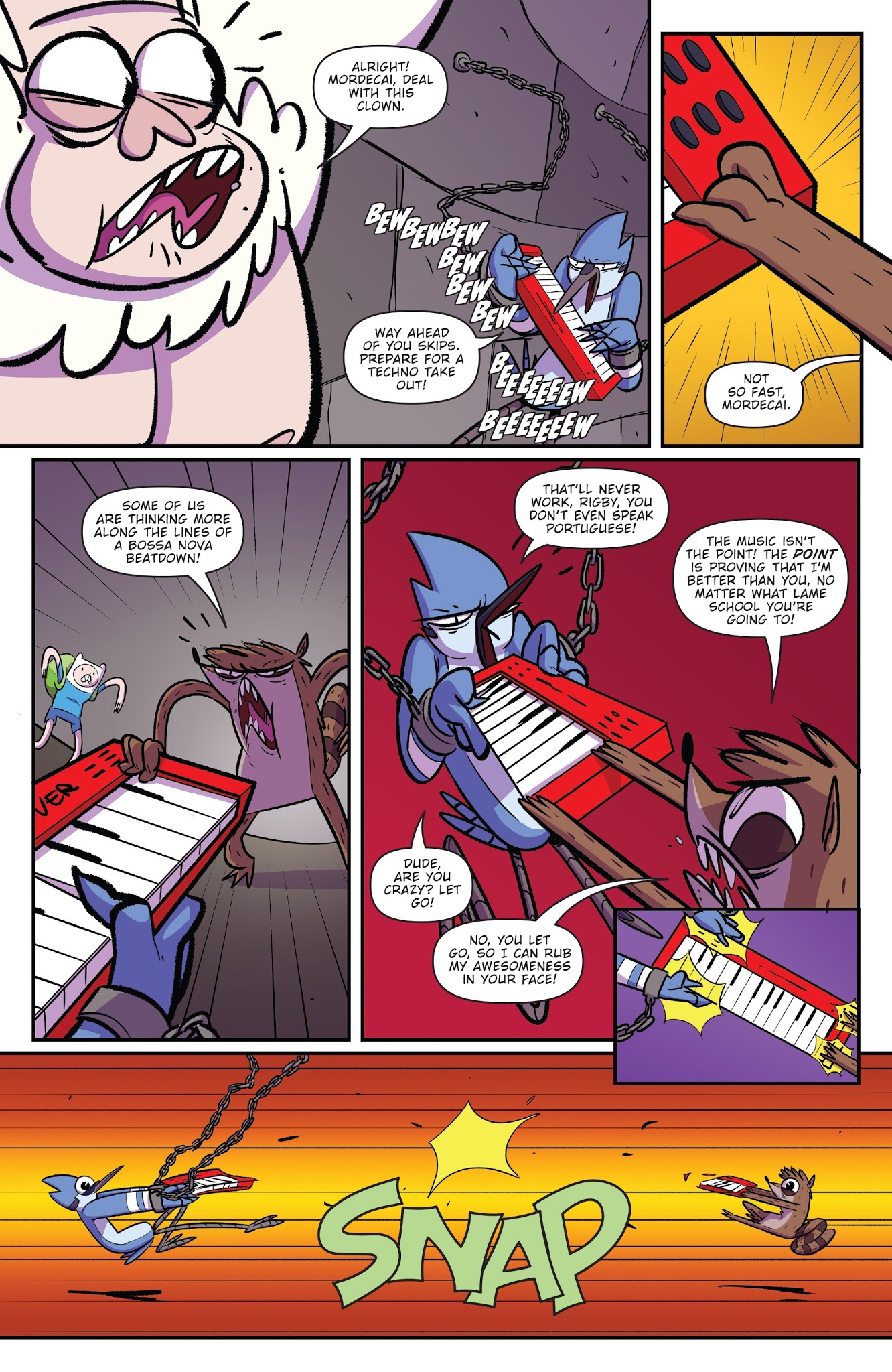 Read online Adventure Time/Regular Show comic -  Issue #6 - 4