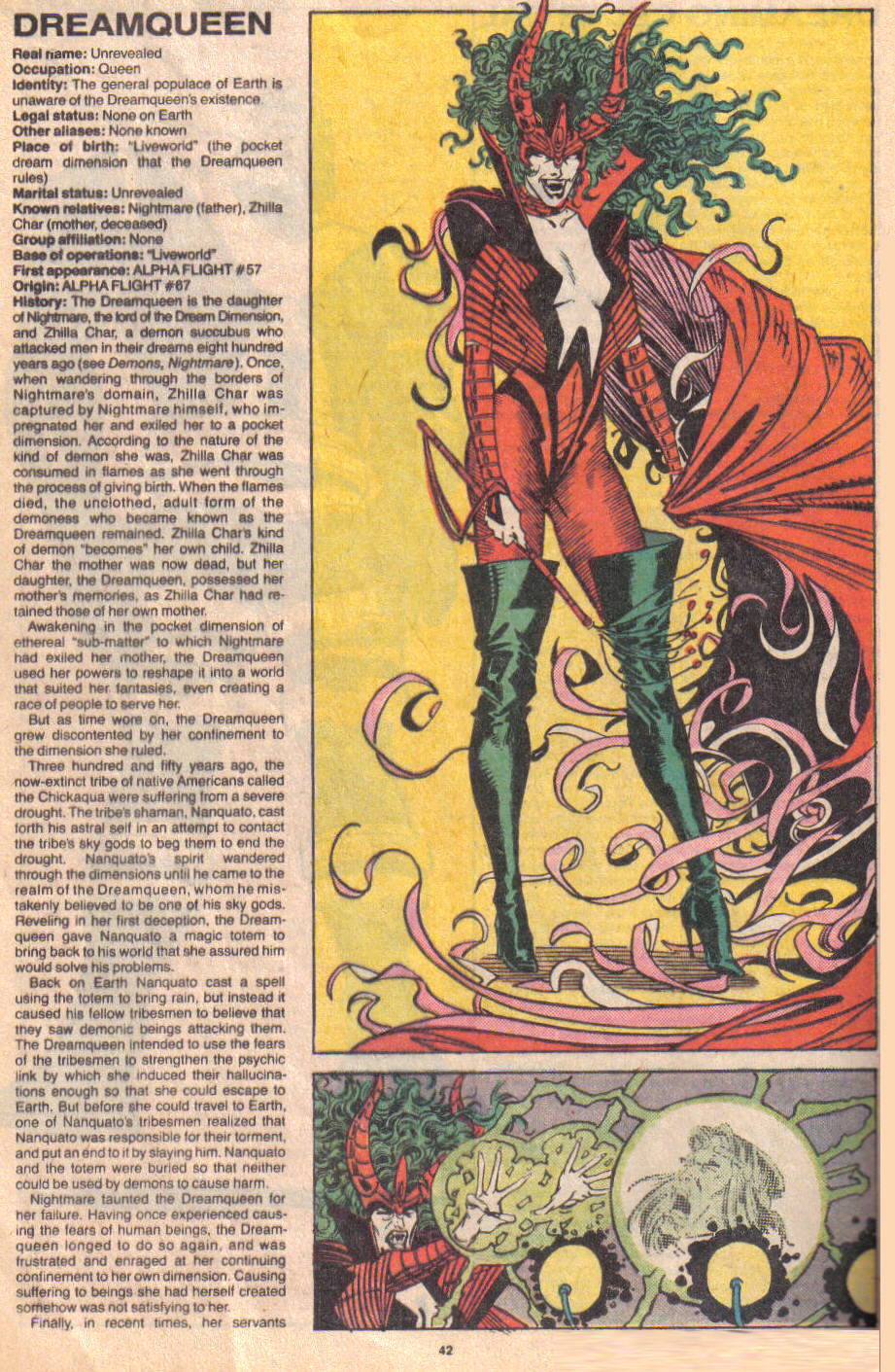 Read online The Official Handbook of the Marvel Universe: Update '89 comic -  Issue #2 - 44