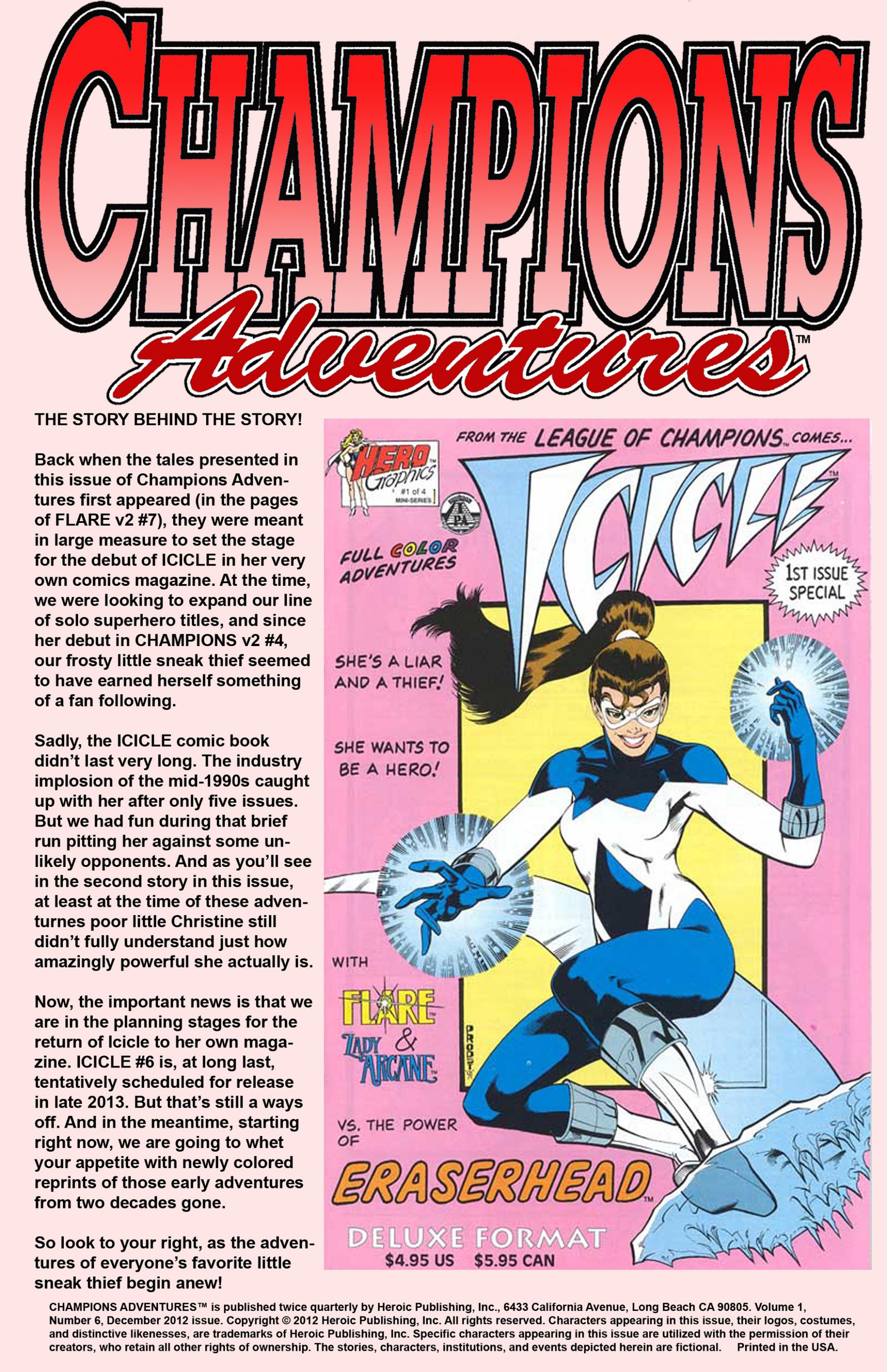 Read online Champions Adventures comic -  Issue #6 - 2