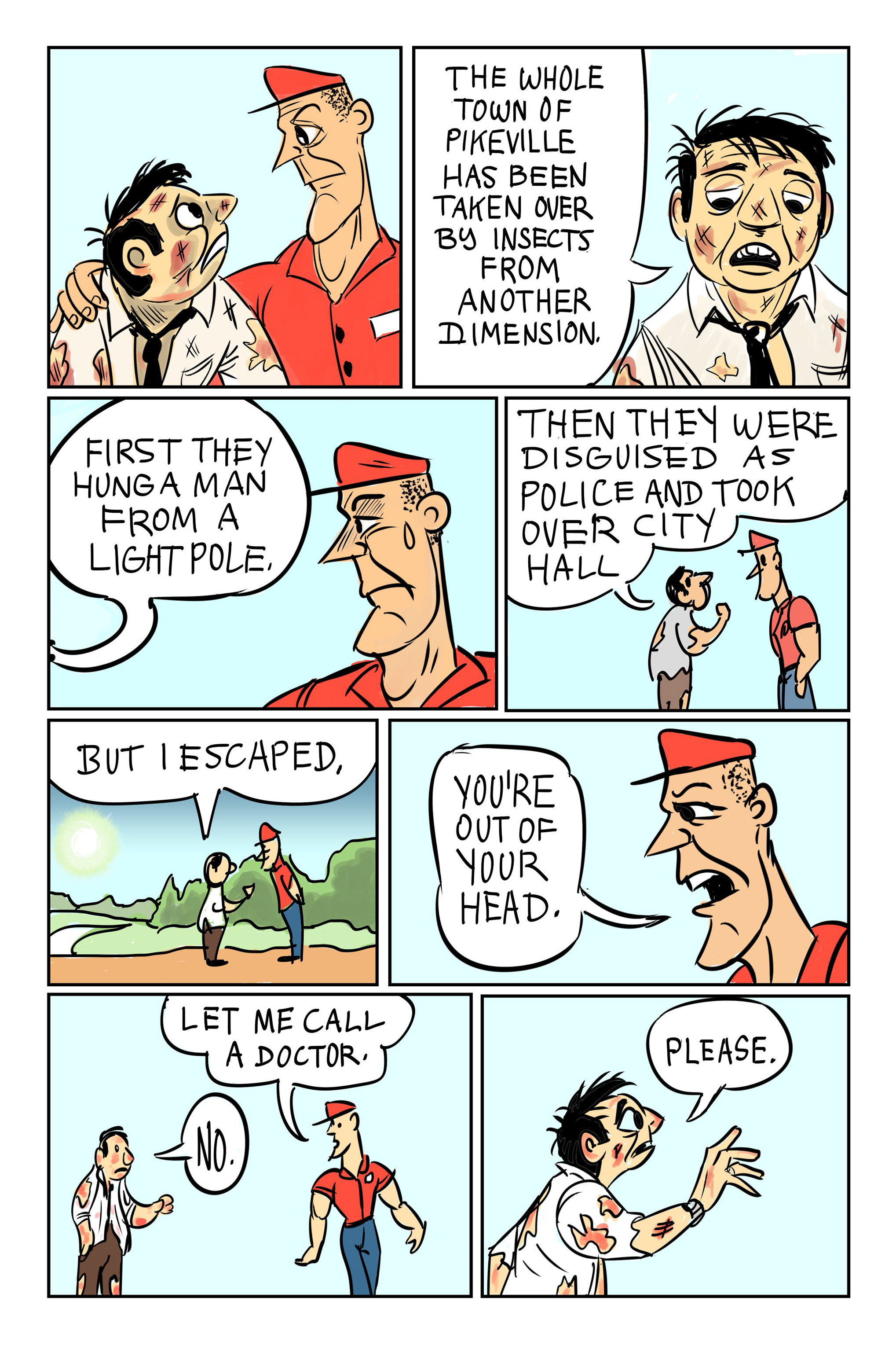 Read online Philip K. Dick's The Hanging Stranger comic -  Issue # Full - 25