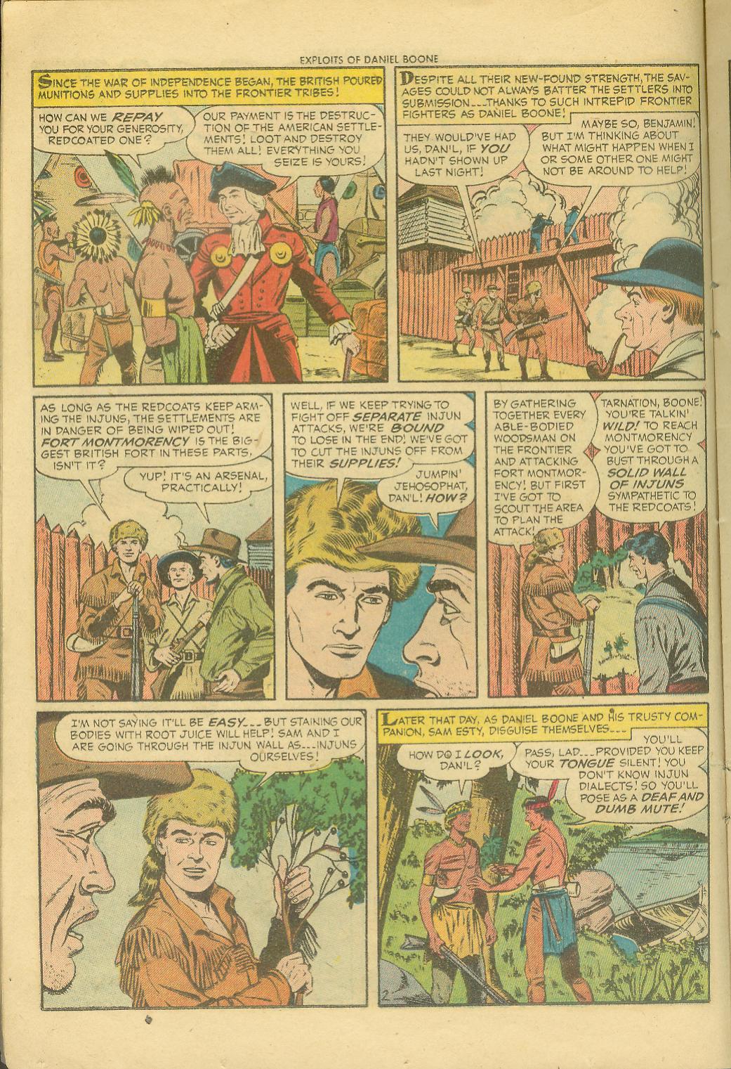 Read online Exploits of Daniel Boone comic -  Issue #6 - 14