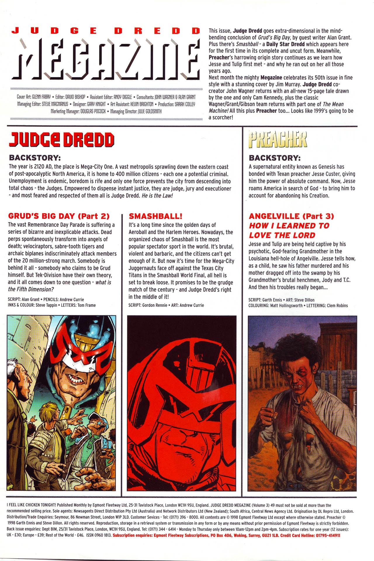 Read online Judge Dredd Megazine (vol. 3) comic -  Issue #49 - 2