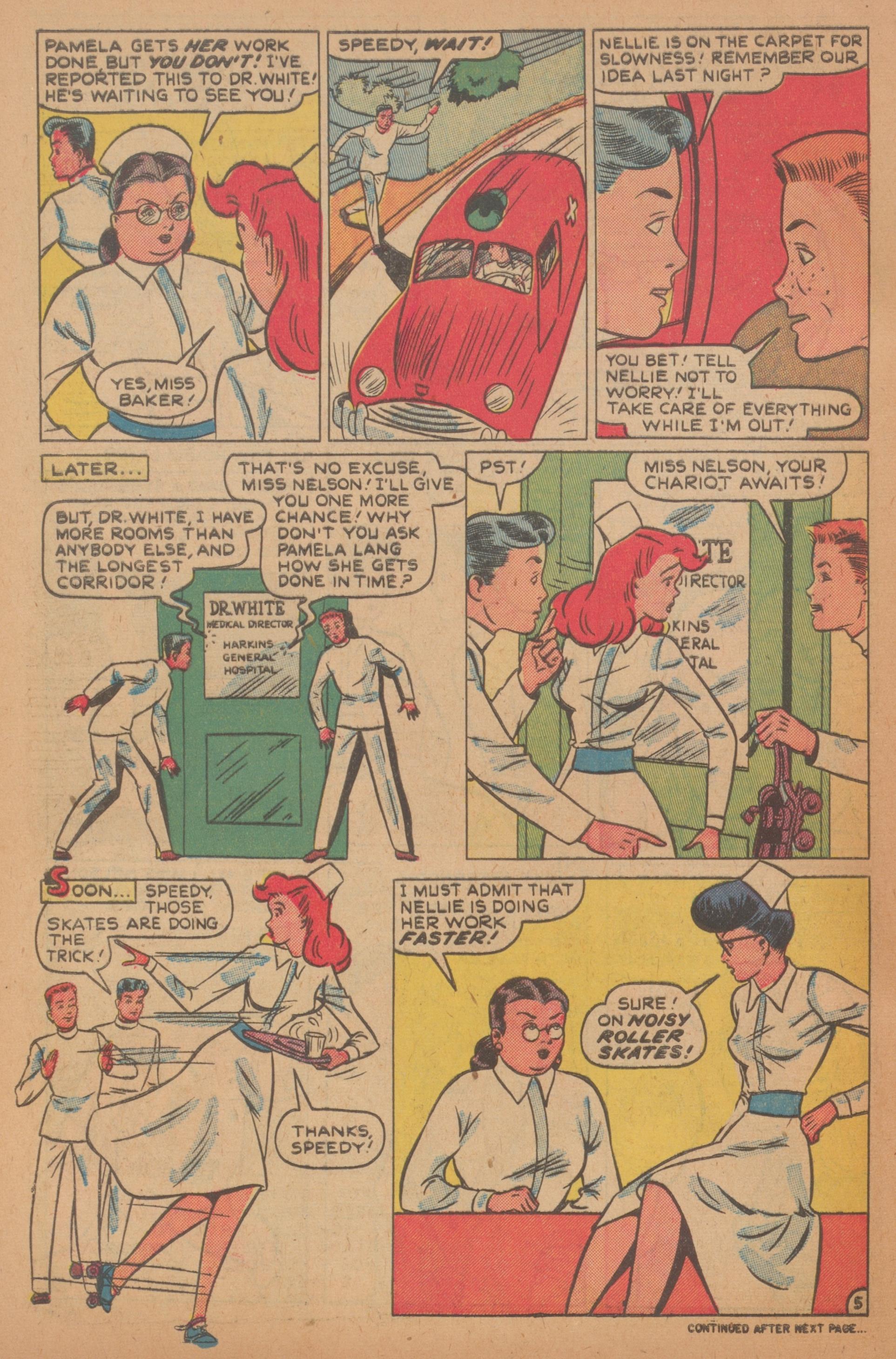 Read online Nellie The Nurse (1945) comic -  Issue #26 - 28