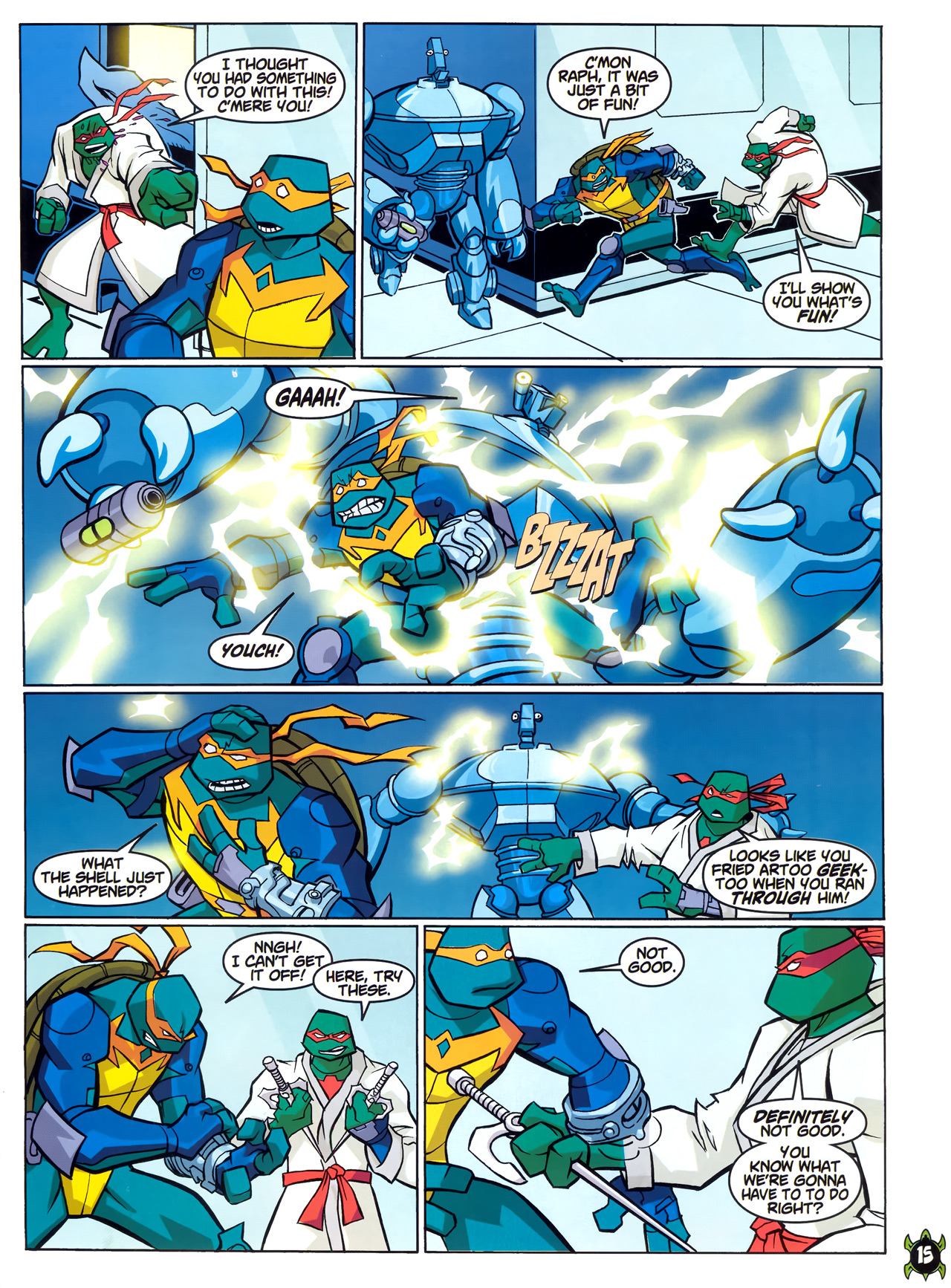 Read online Teenage Mutant Ninja Turtles Comic comic -  Issue #4 - 14