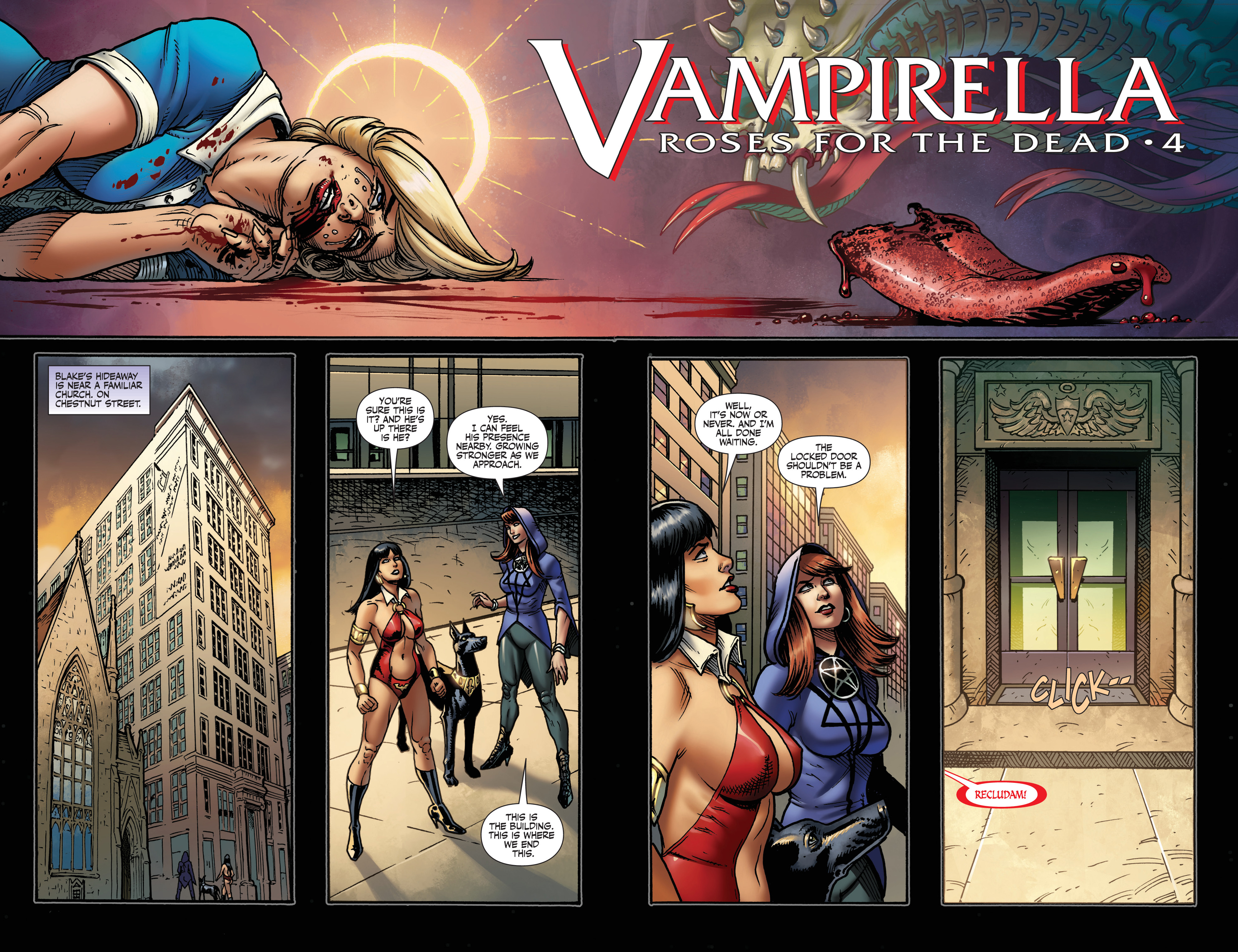 Read online Vampirella: Roses For the Dead comic -  Issue #4 - 5