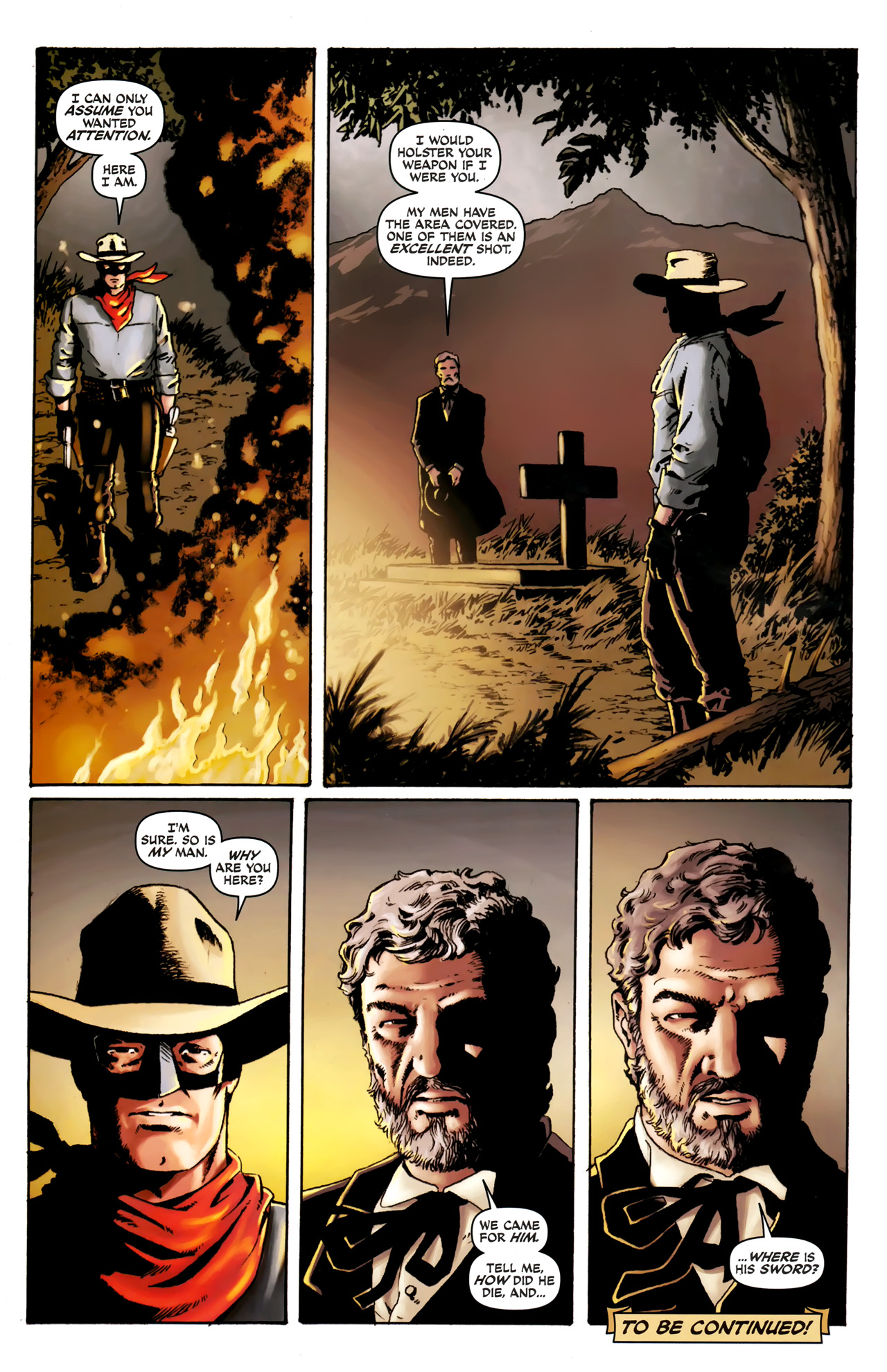 Read online The Lone Ranger & Zorro: The Death of Zorro comic -  Issue #4 - 25