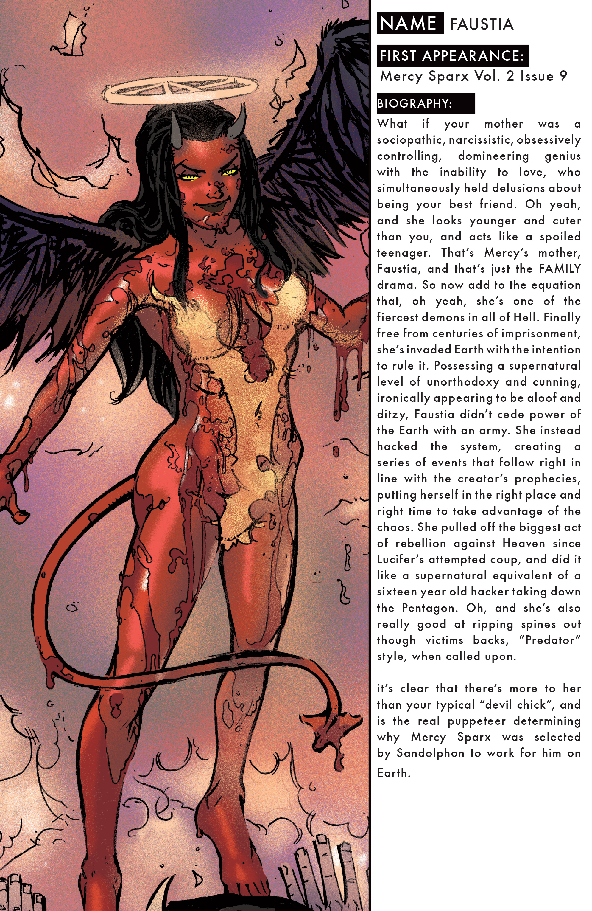 Read online Mercy Sparx (2013) comic -  Issue # _Special - Who The Fuck - 21
