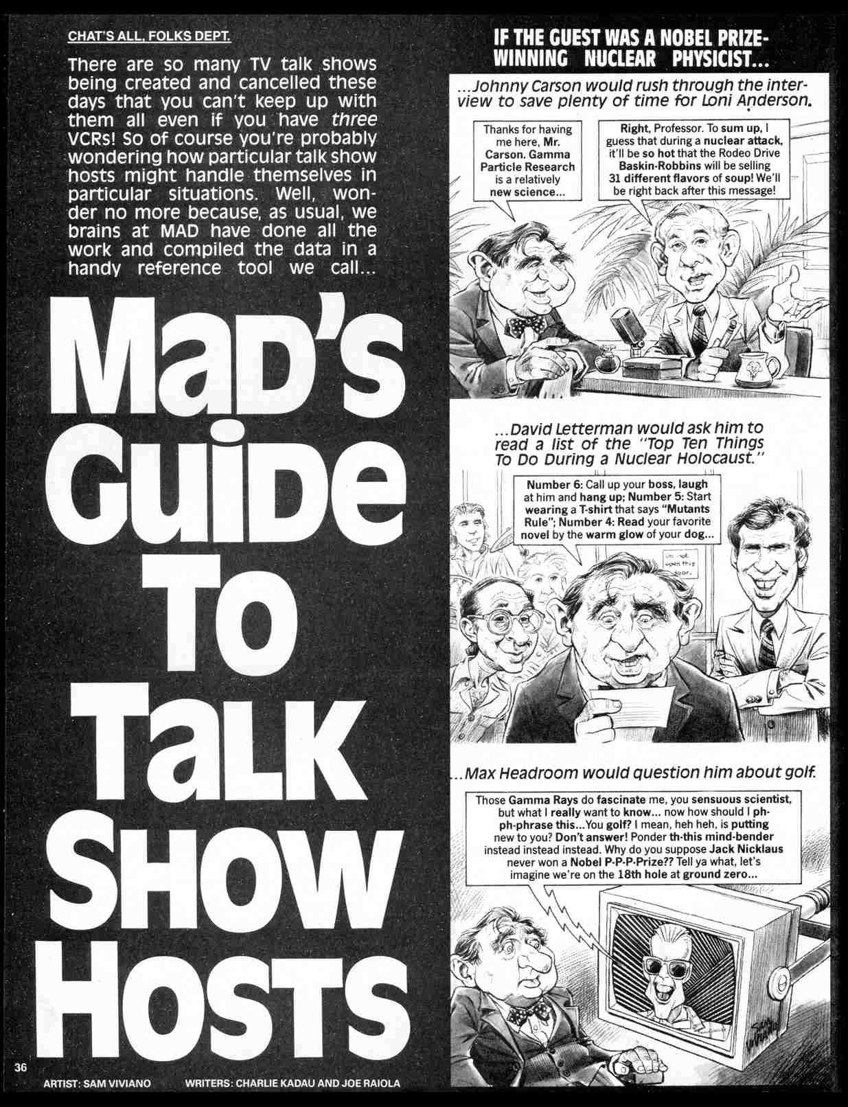 Read online MAD comic -  Issue #275 - 38