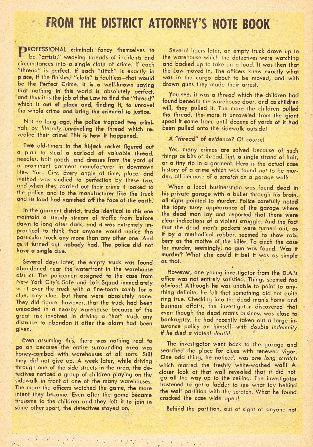 Read online Fight Against Crime comic -  Issue #1 - 19