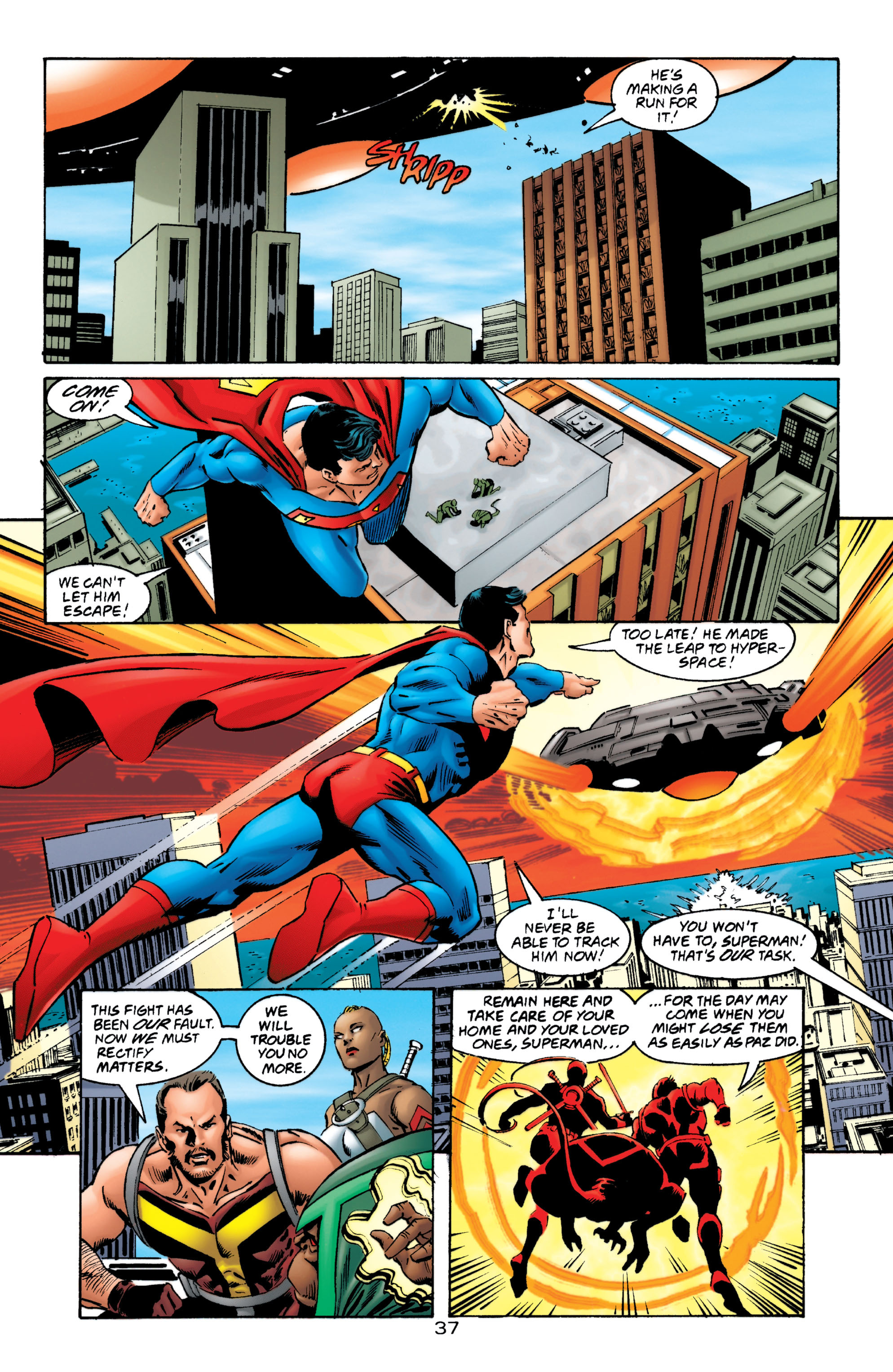 Read online Superman (1987) comic -  Issue #150 - 37
