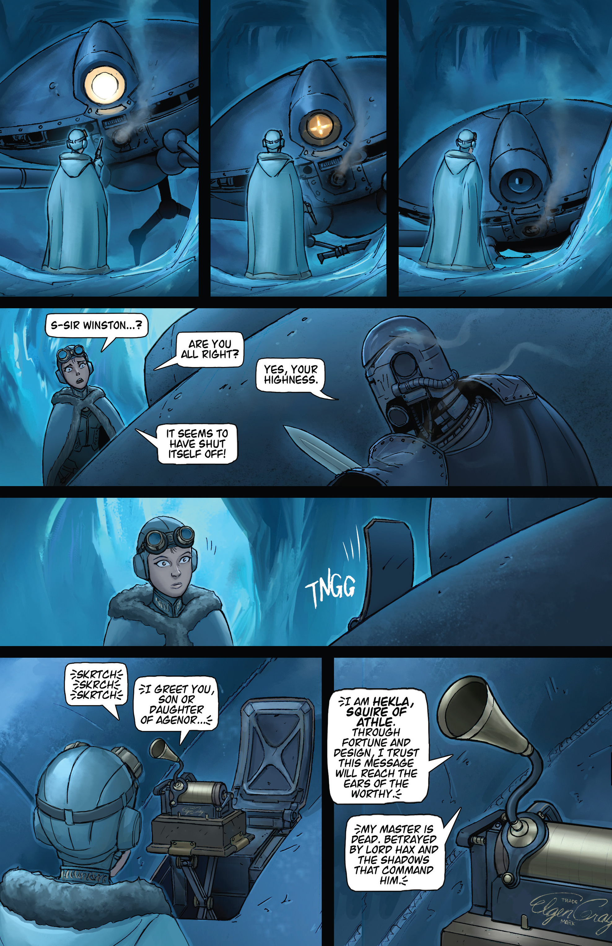 Read online Steam Wars: First Empire comic -  Issue #4 - 15