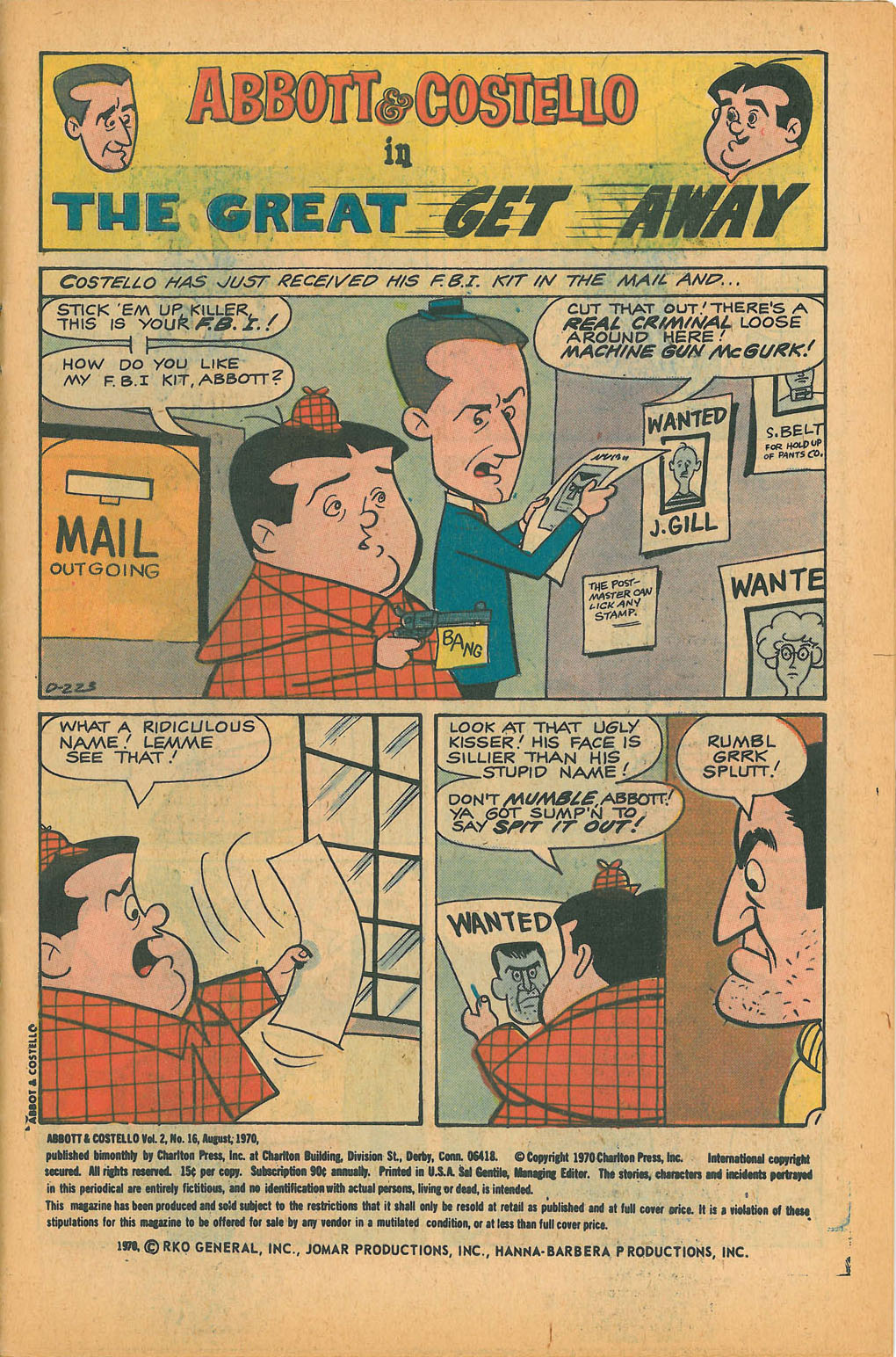 Read online Abbott & Costello comic -  Issue #16 - 3