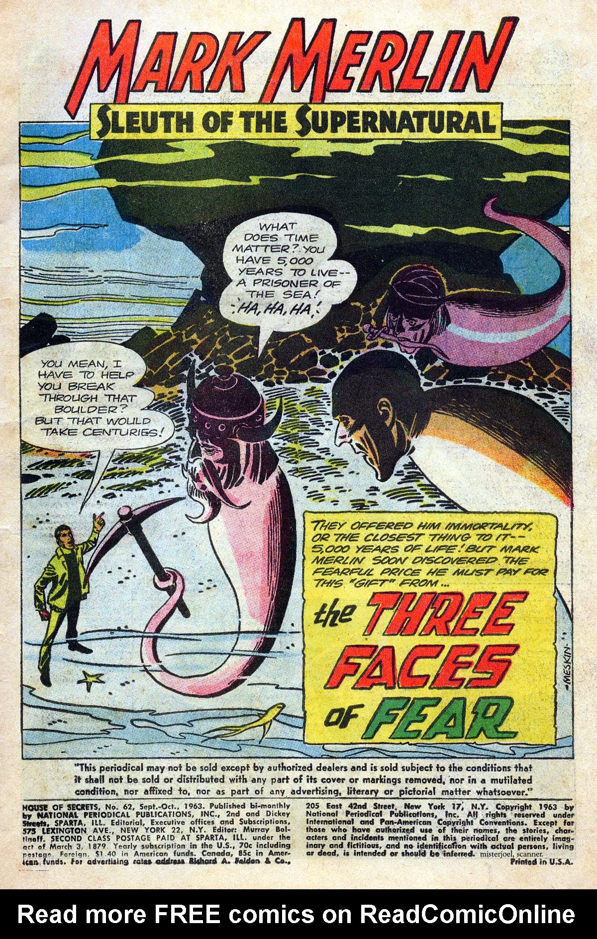 Read online House of Secrets (1956) comic -  Issue #62 - 3