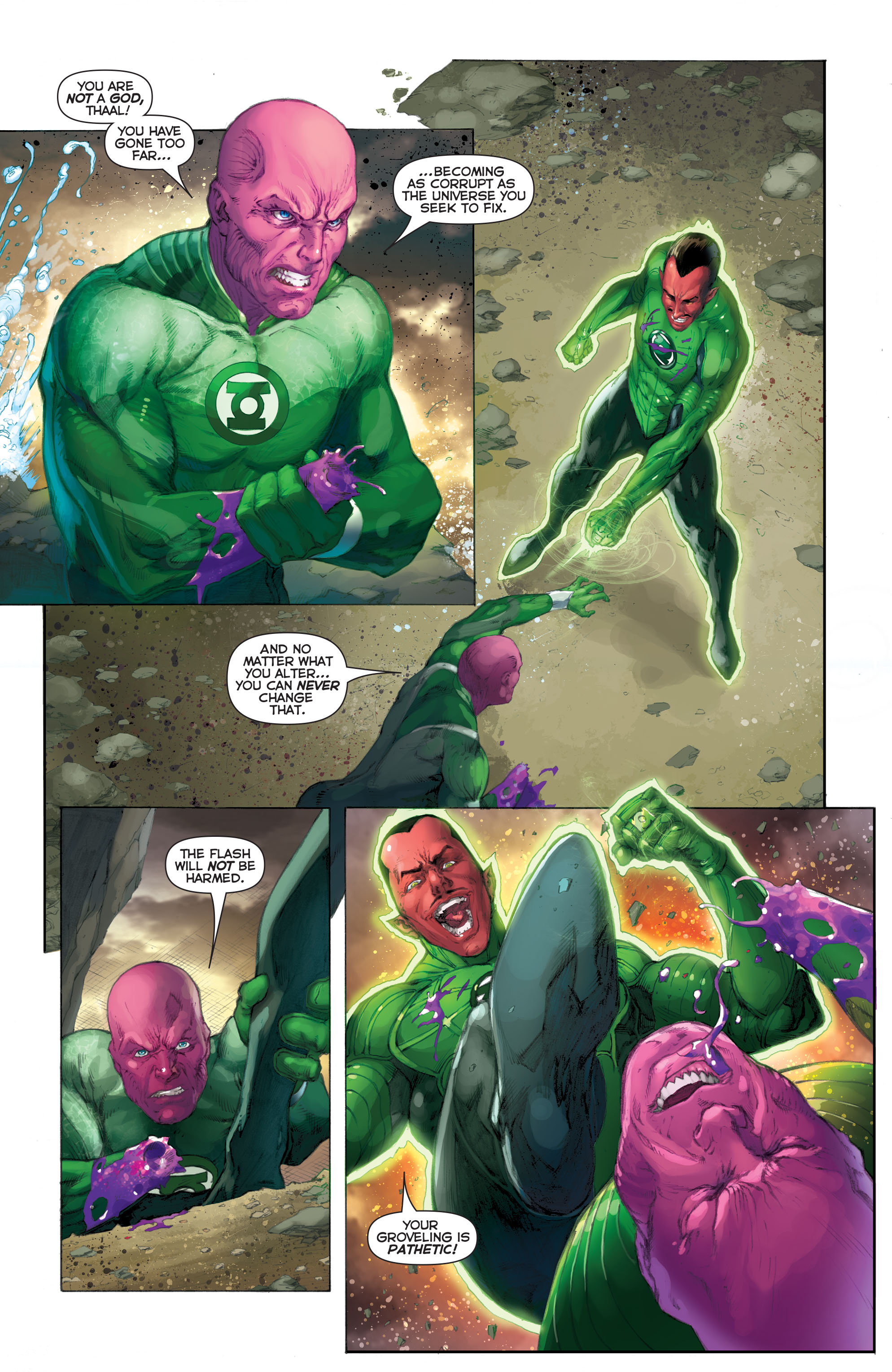 Read online Flashpoint: Abin Sur - The Green Lantern comic -  Issue #3 - 4