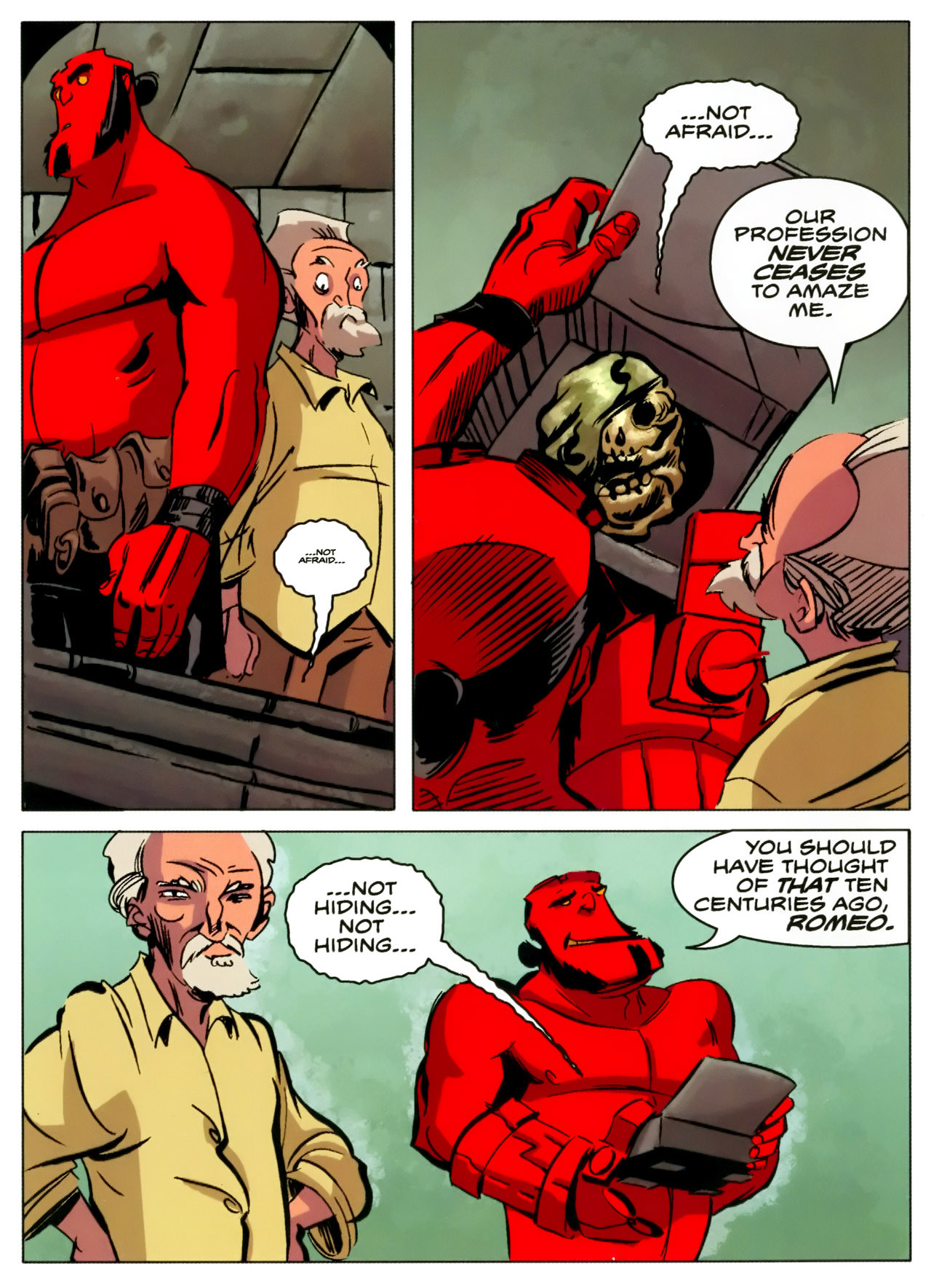 Read online Hellboy Animated: The Menagerie comic -  Issue # TPB - 29