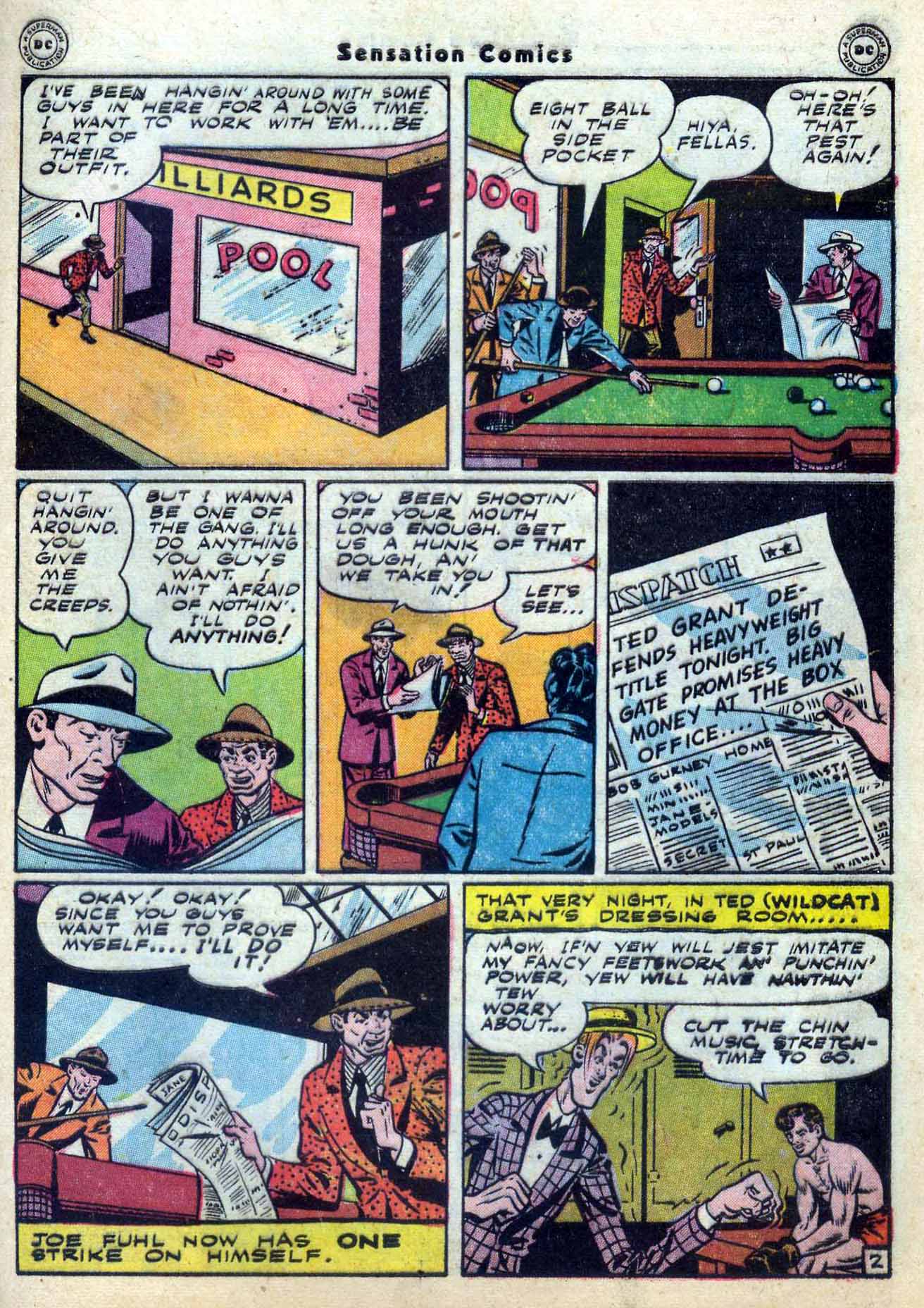 Read online Sensation (Mystery) Comics comic -  Issue #59 - 43