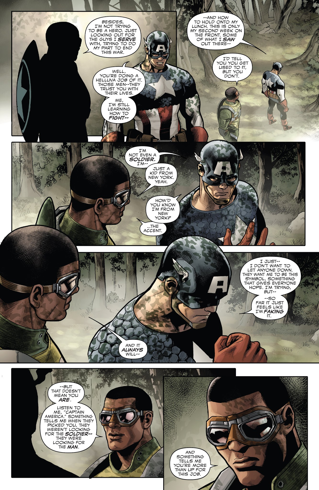 Read online Generations: Sam Wilson Captain America & Steve Rogers Captain America comic -  Issue # Full - 12