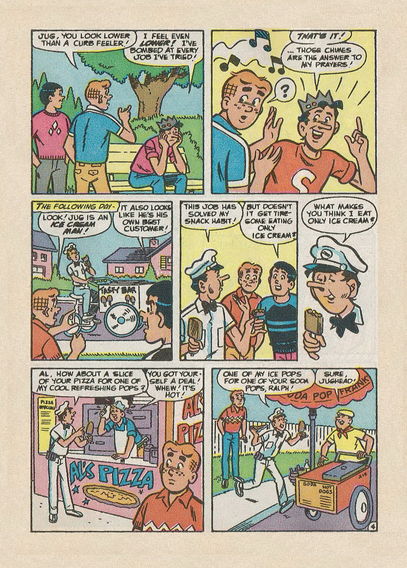 Read online Jughead Jones Comics Digest comic -  Issue #63 - 102