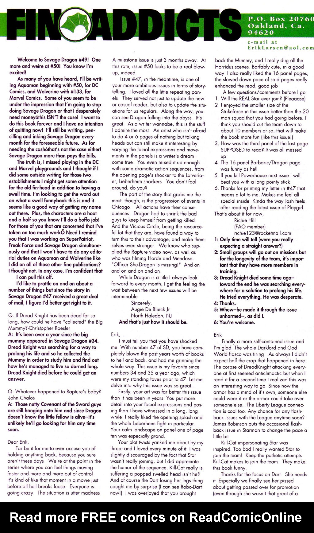 Read online The Savage Dragon (1993) comic -  Issue #49 - 25