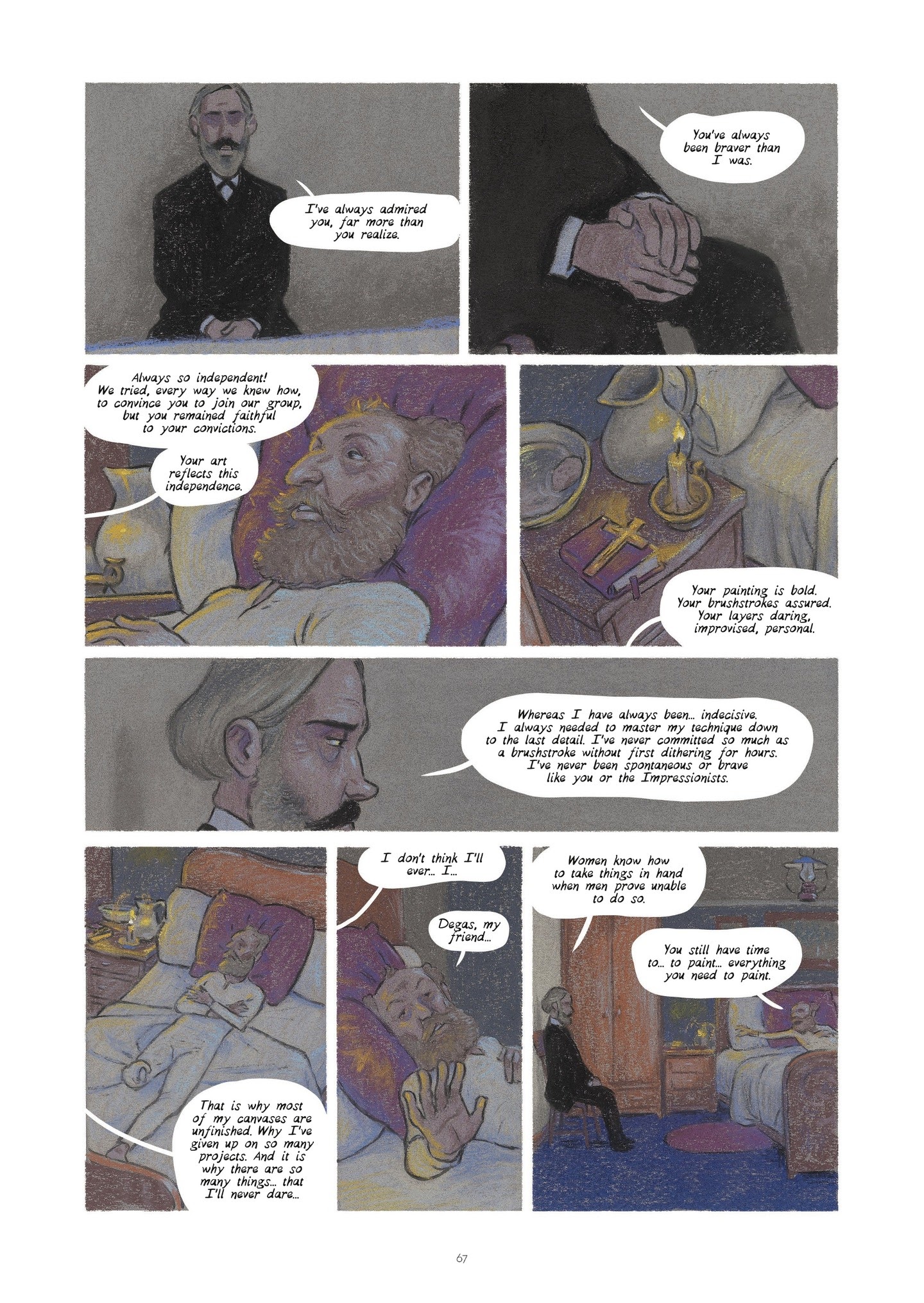 Read online Degas and Cassatt: The Dance of Solitude comic -  Issue # TPB - 66