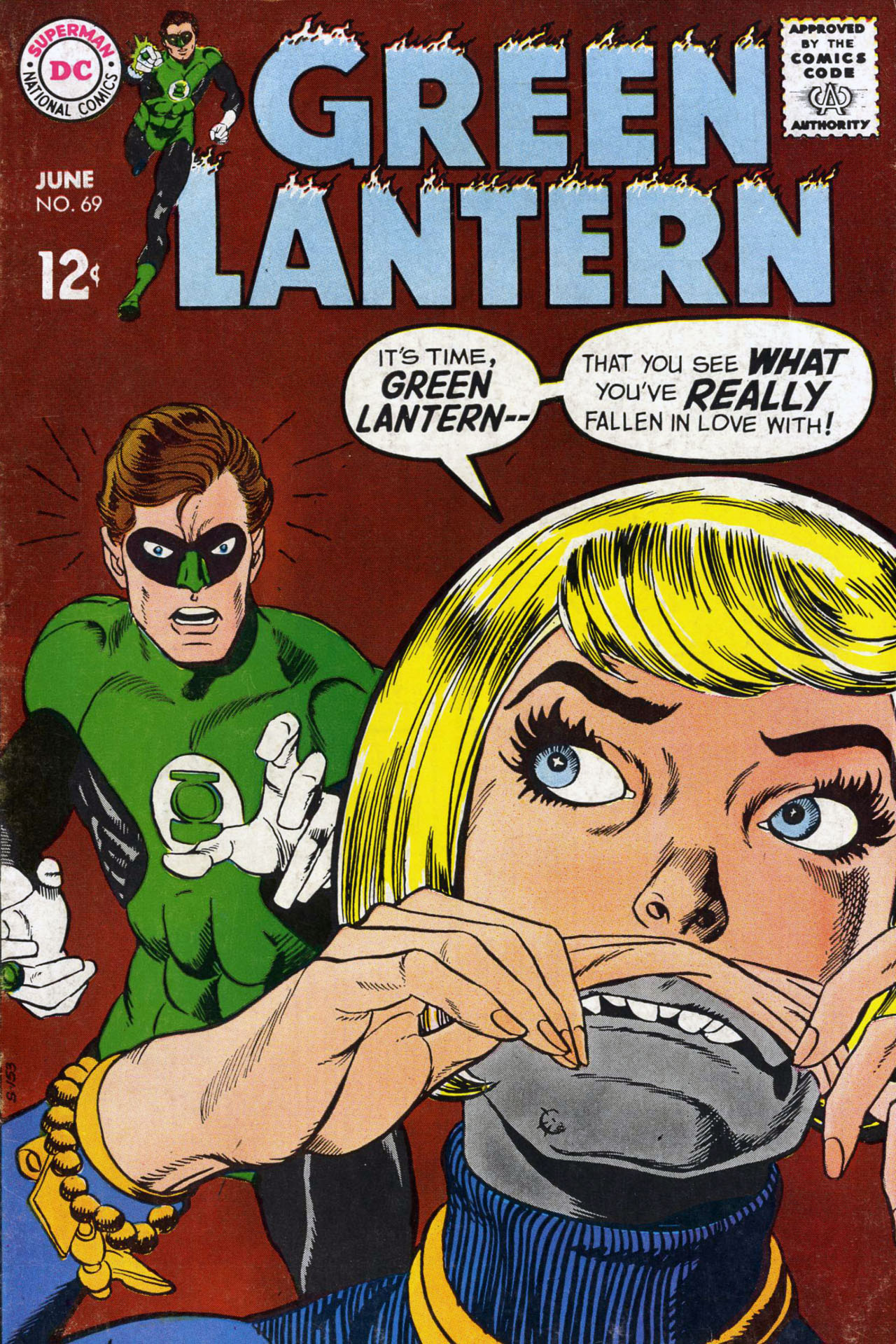 Read online Green Lantern (1960) comic -  Issue #69 - 1