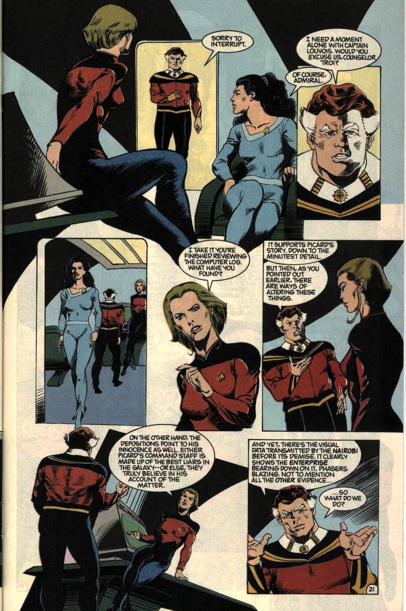 Read online Star Trek: The Next Generation (1989) comic -  Issue #10 - 22