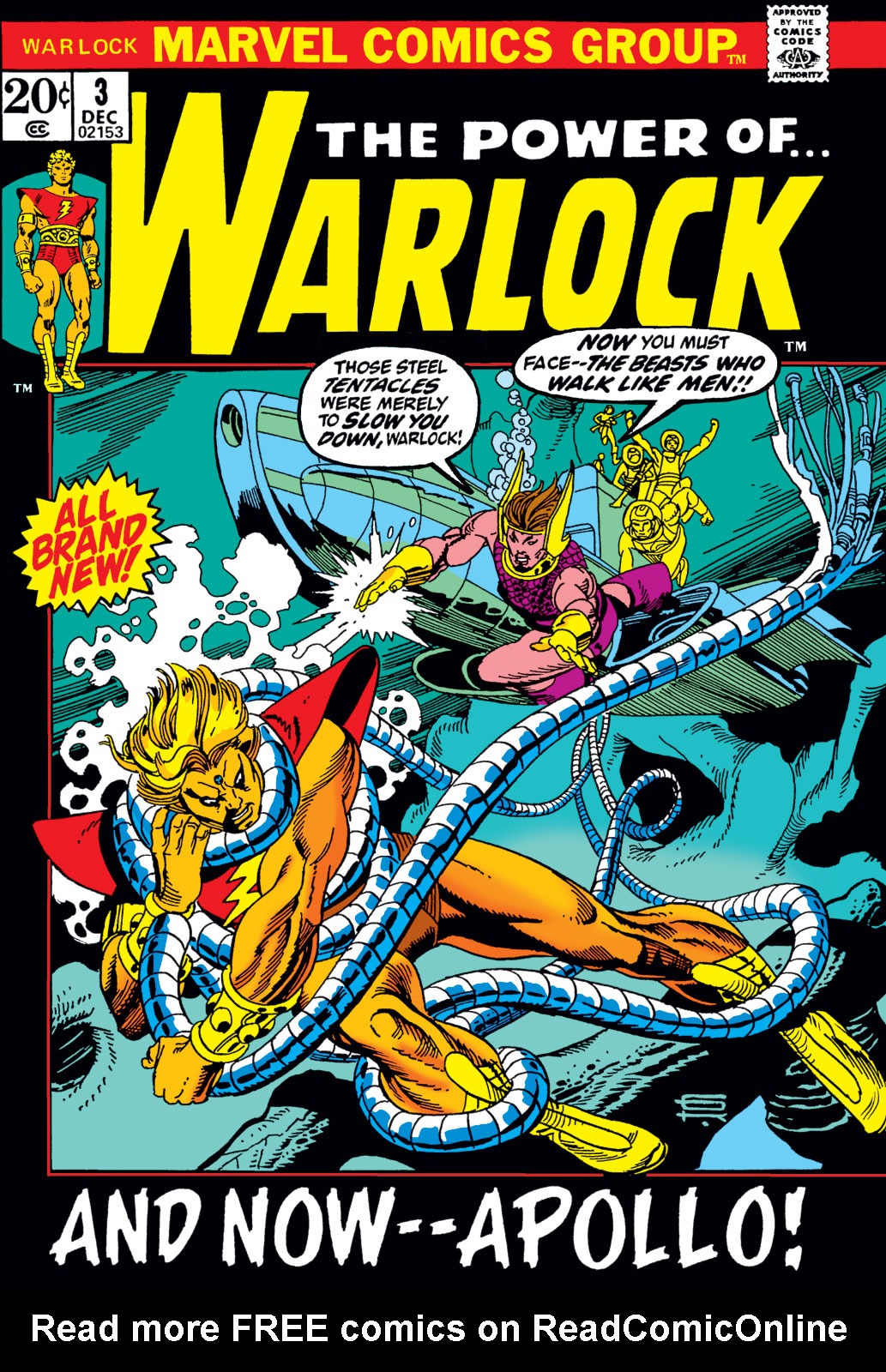 Read online Warlock (1972) comic -  Issue #3 - 1