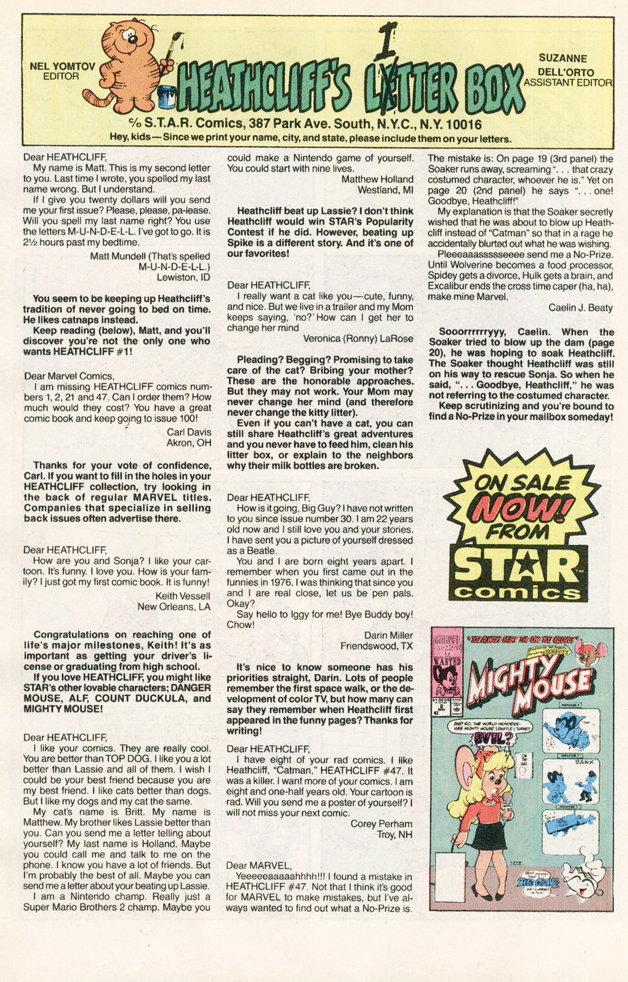 Read online Heathcliff comic -  Issue #53 - 21