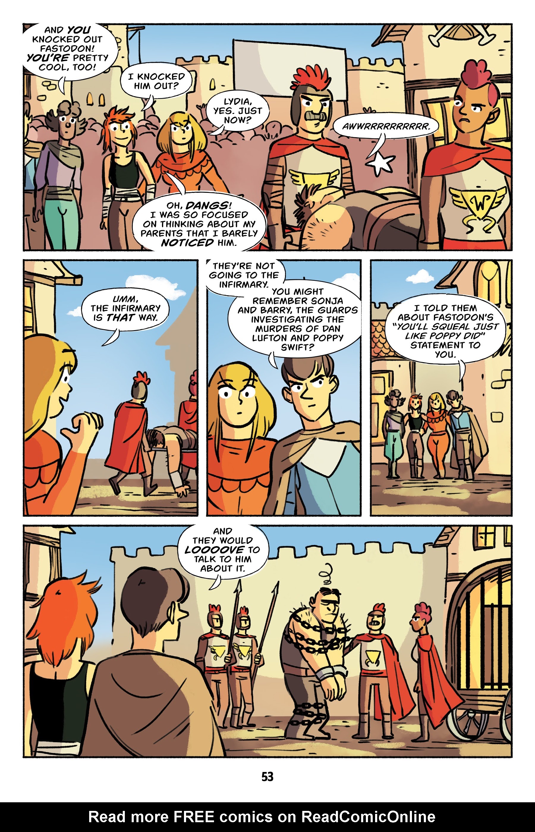 Read online Wrassle Castle comic -  Issue #3 - 54