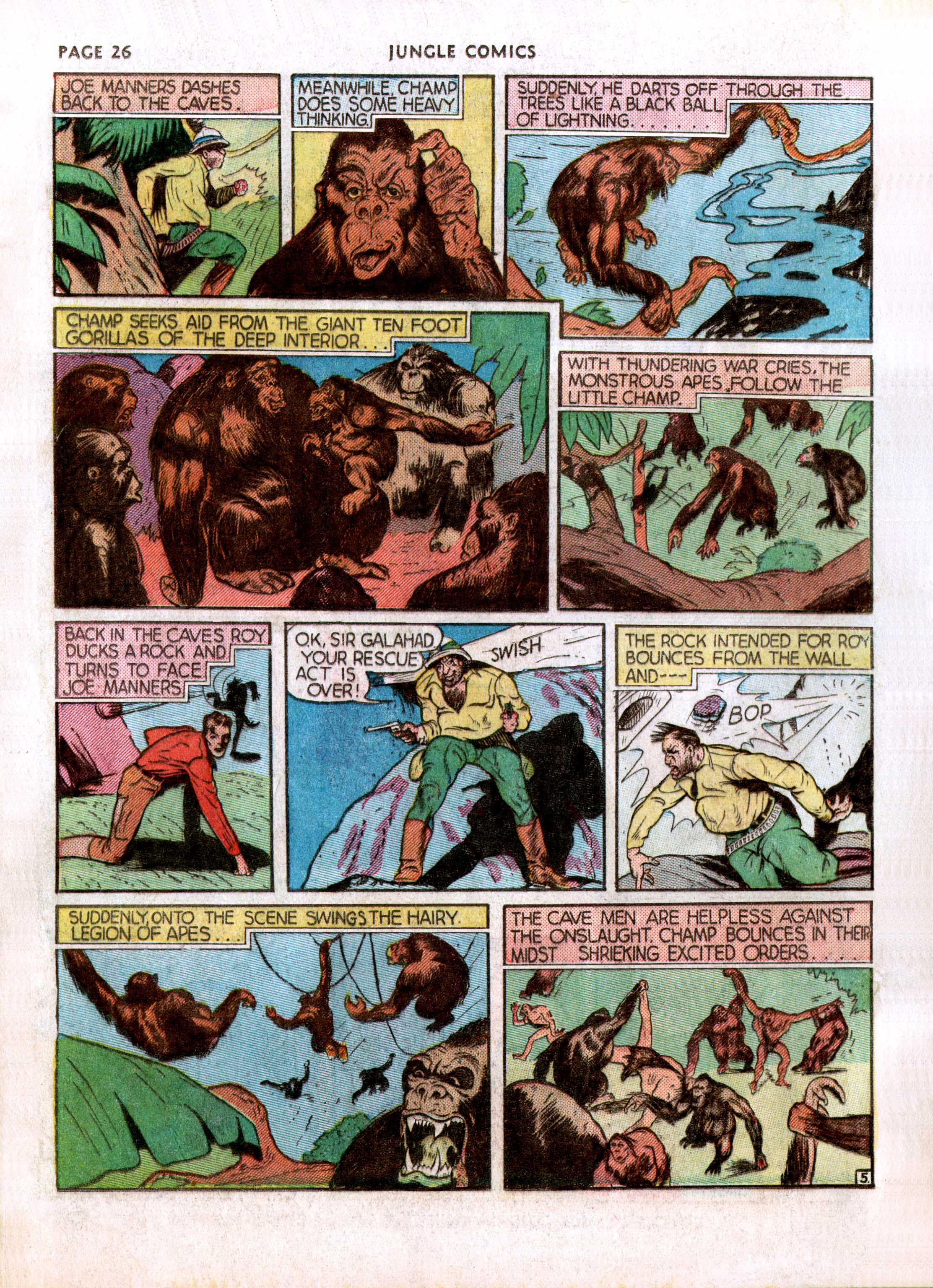 Read online Jungle Comics comic -  Issue #7 - 28