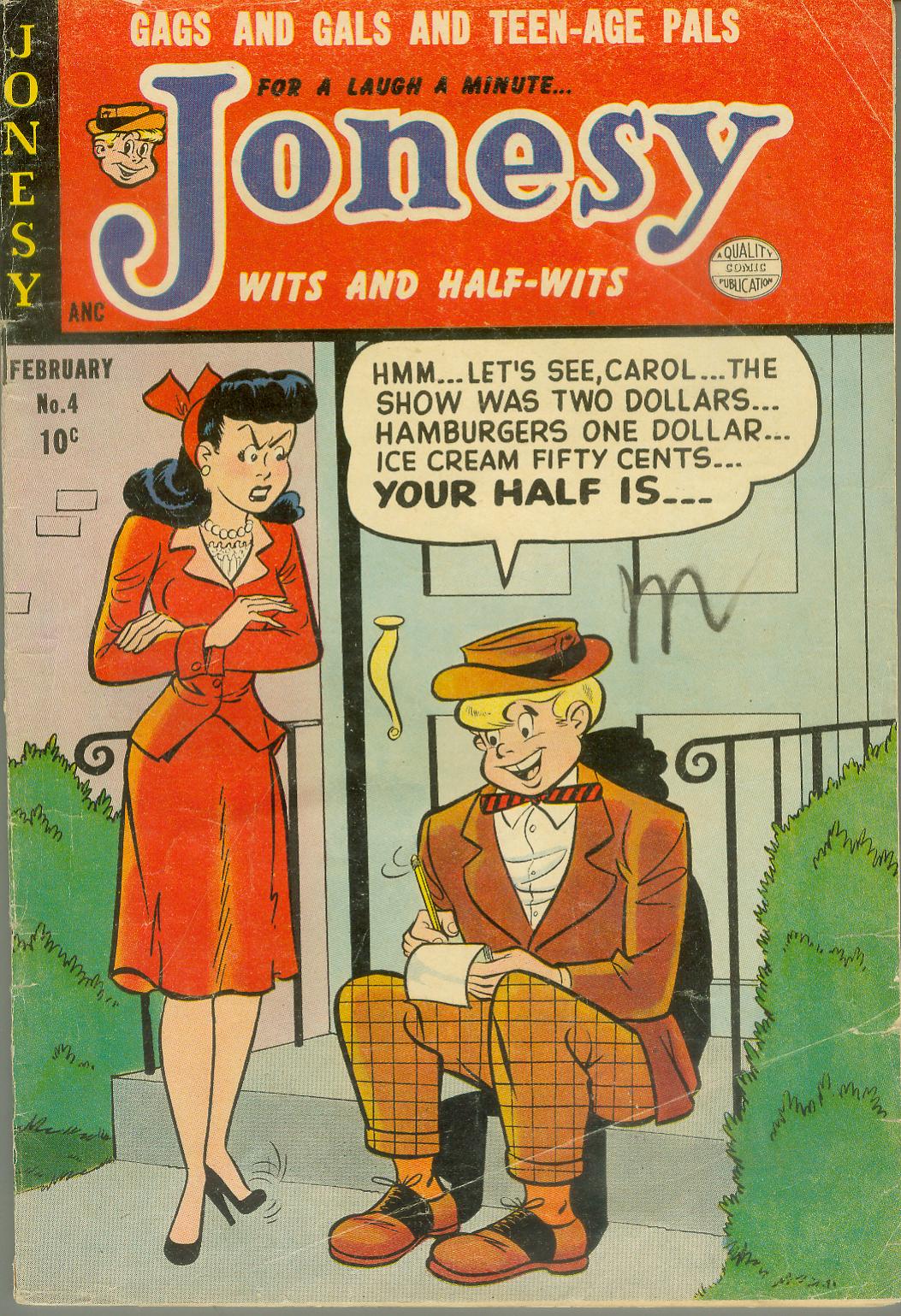 Read online Jonesy (1953) comic -  Issue #4 - 1