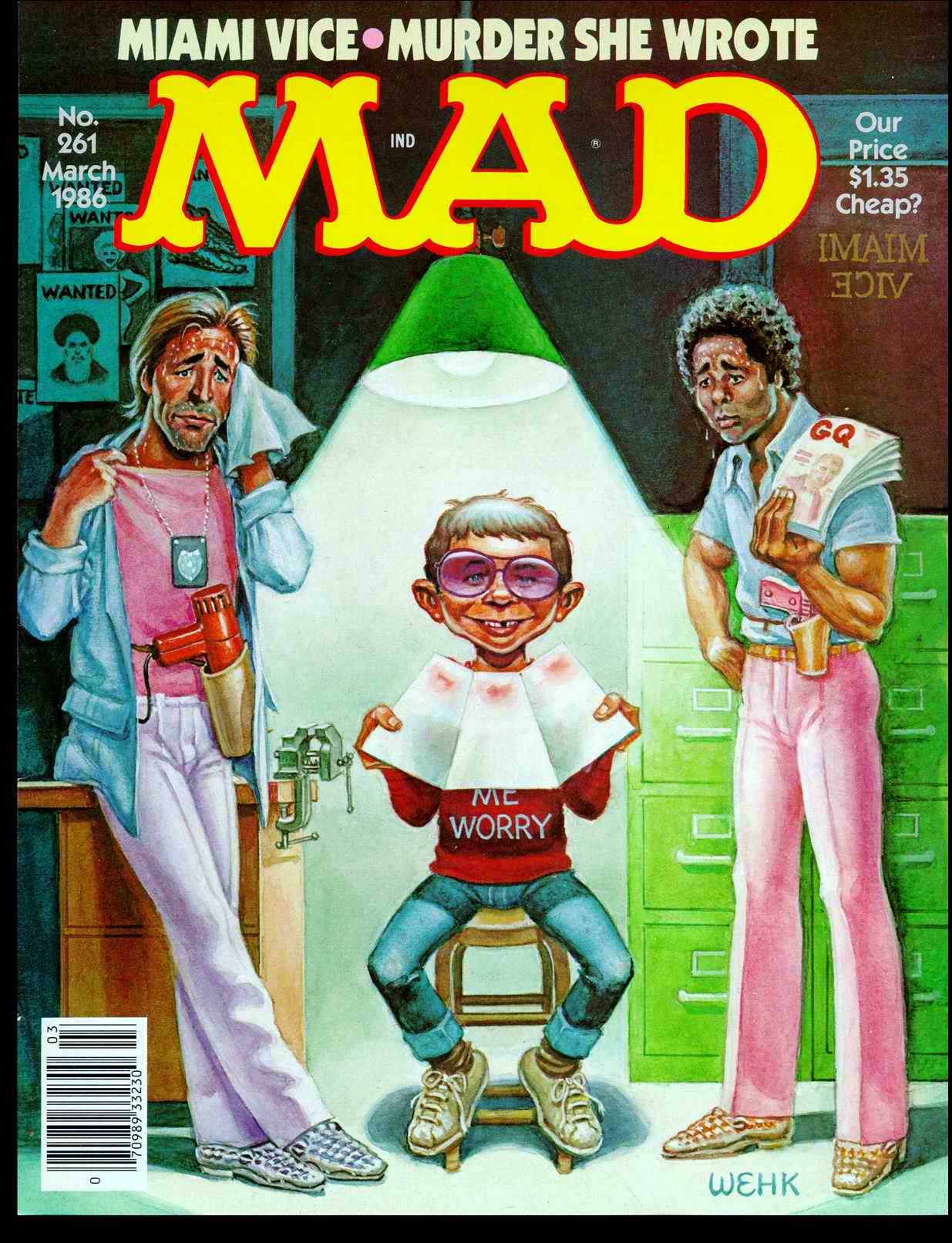 Read online MAD comic -  Issue #261 - 1