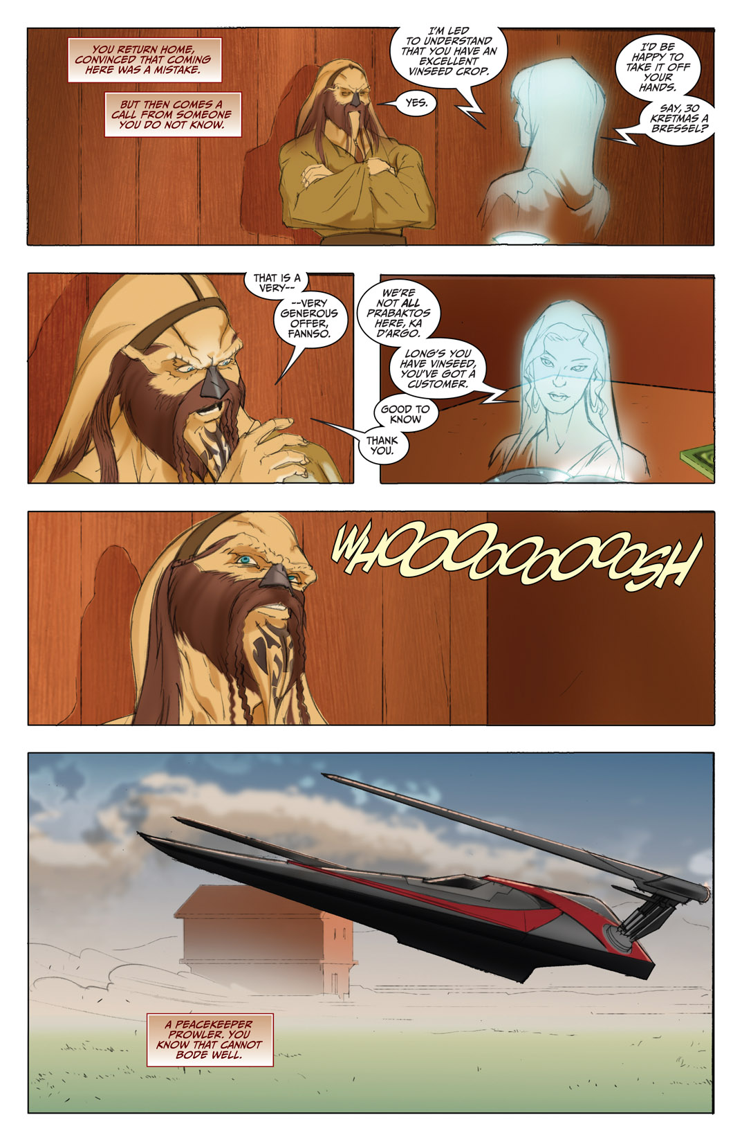 Read online Farscape: D'Argo's Trial comic -  Issue #1 - 23