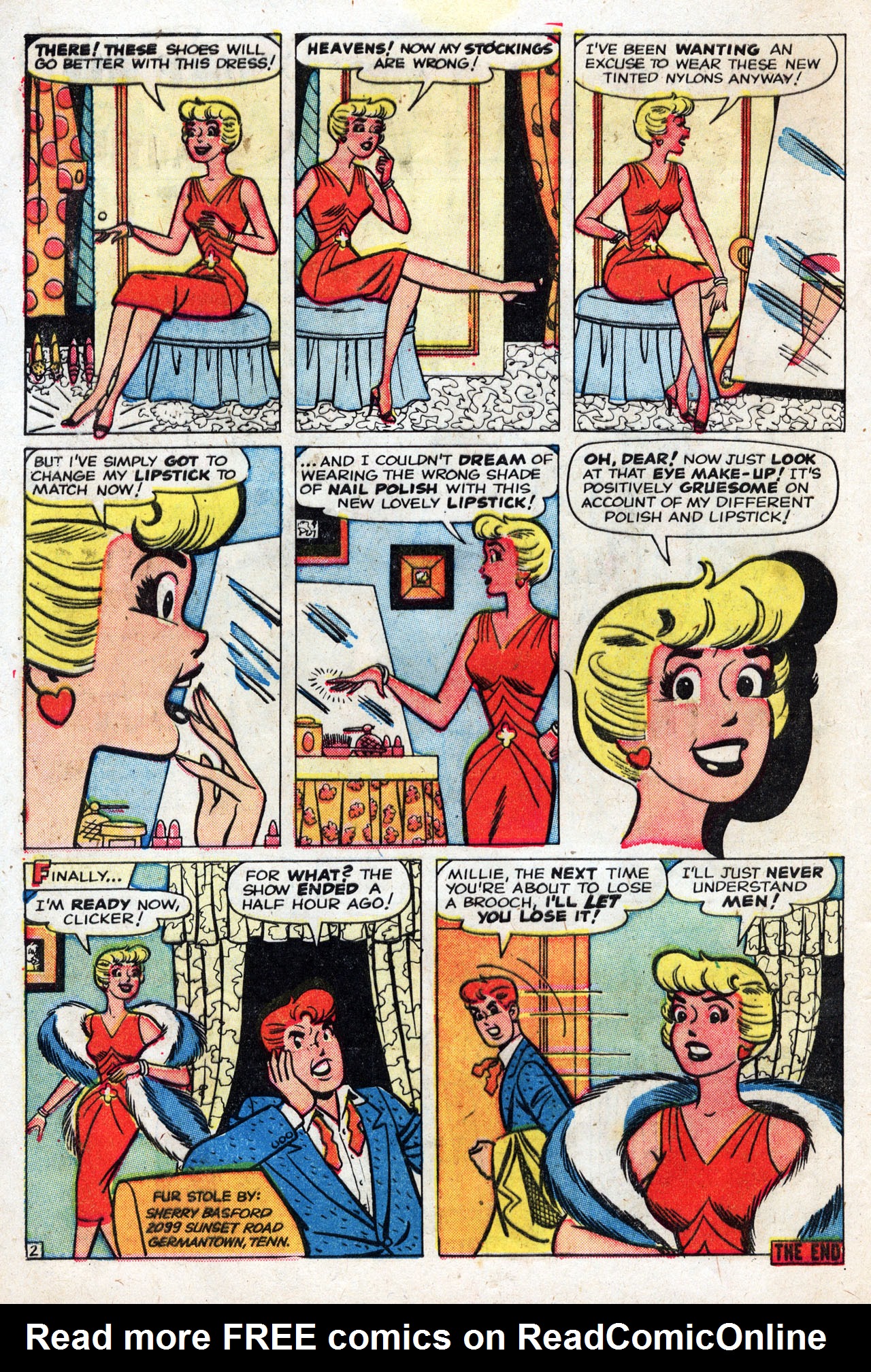 Read online Millie the Model comic -  Issue #97 - 8