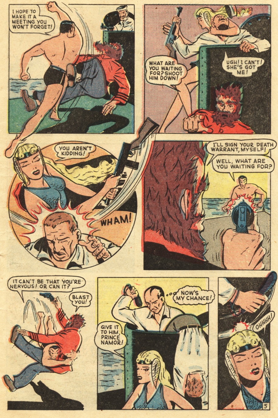 Read online Sub-Mariner Comics comic -  Issue #25 - 7