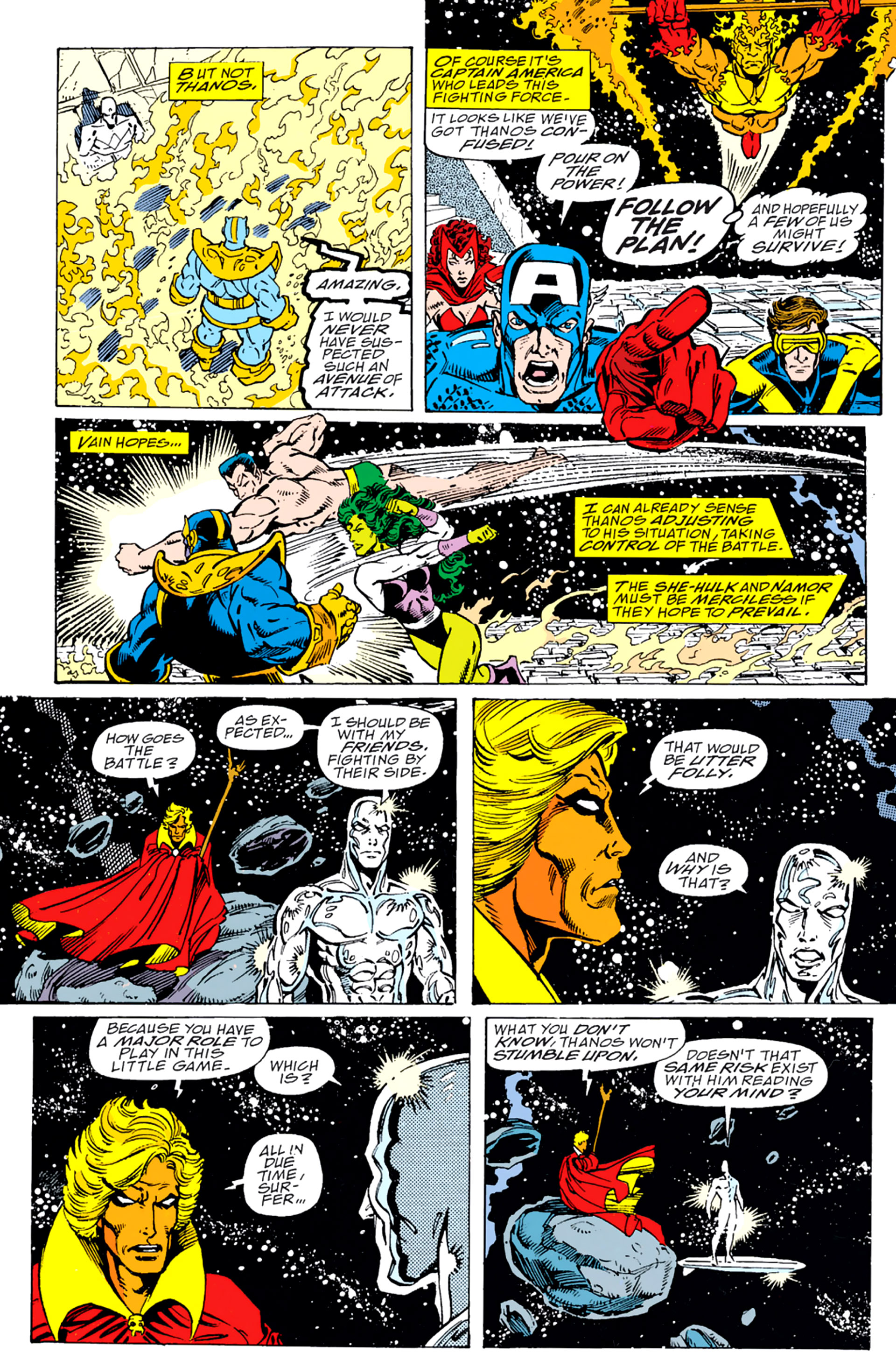 Read online Infinity Gauntlet (1991) comic -  Issue #4 - 12