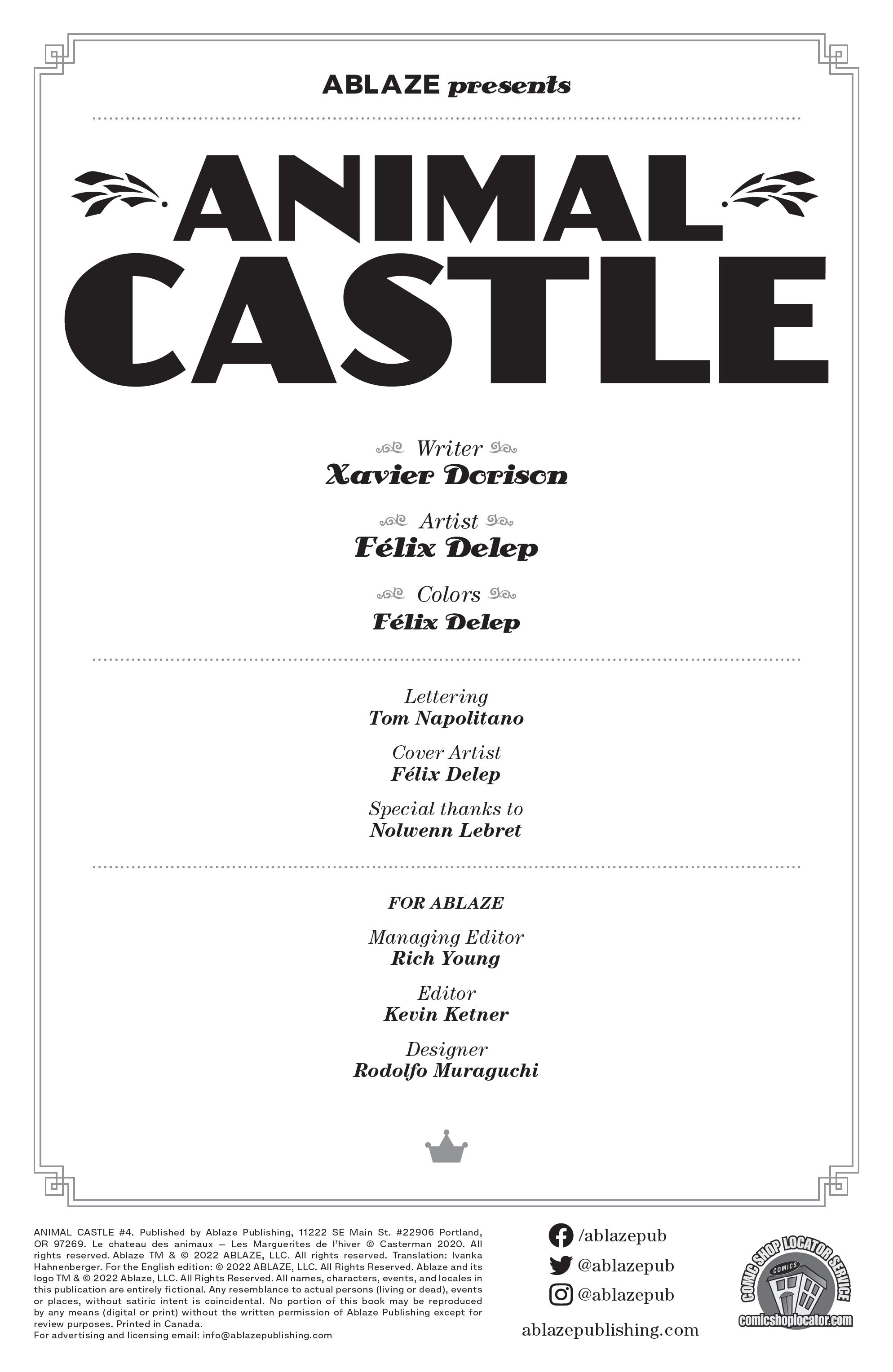 Read online Animal Castle comic -  Issue #4 - 2
