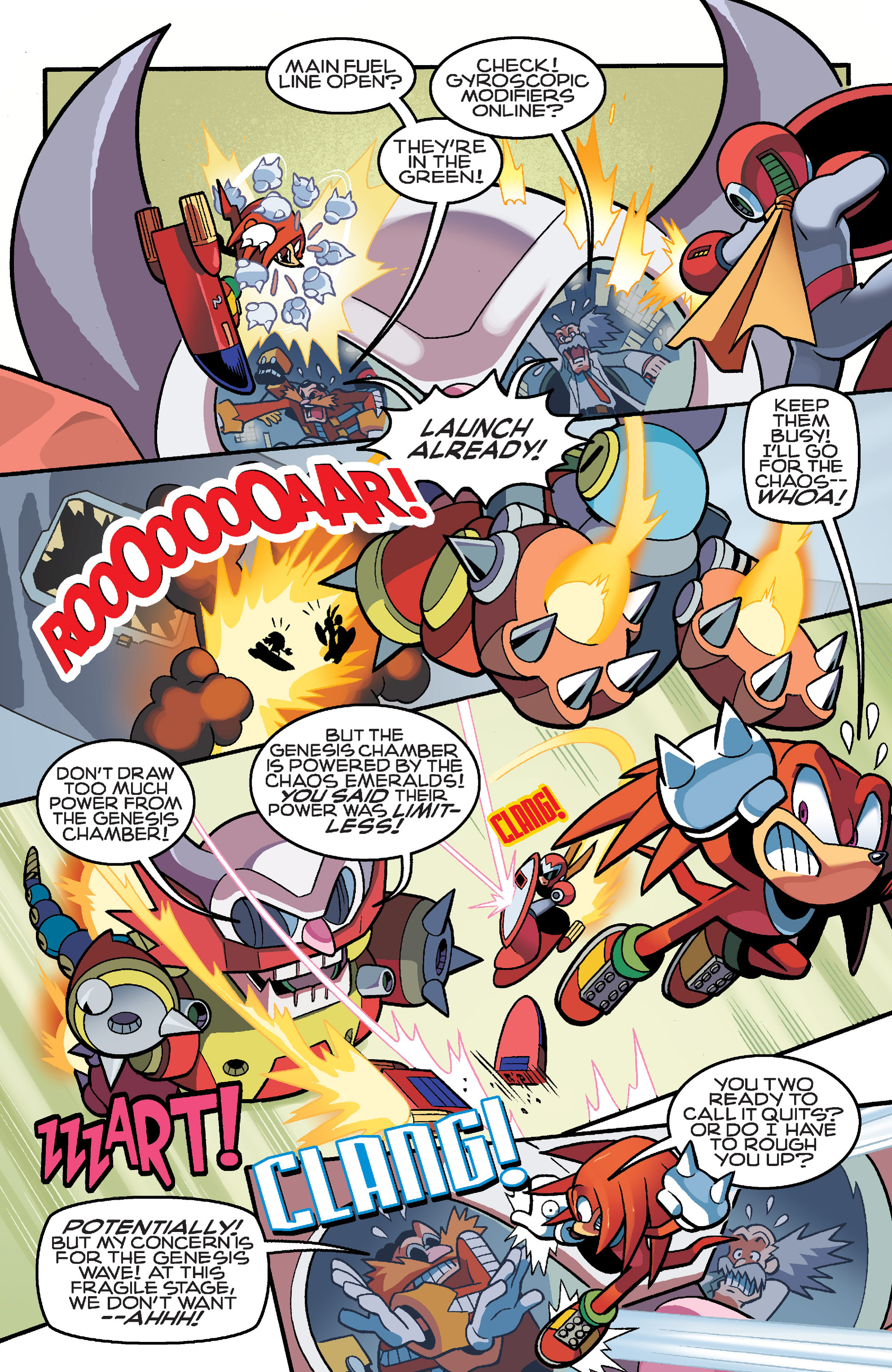 Read online Sonic Mega Man Worlds Collide comic -  Issue # Vol 3 - 104