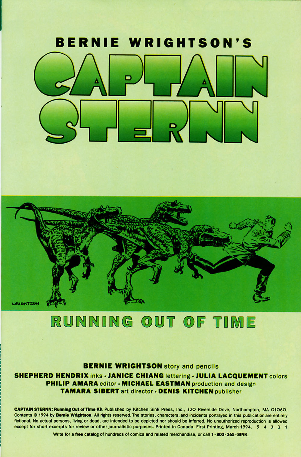 Read online Captain Sternn: Running Out of Time comic -  Issue #3 - 2