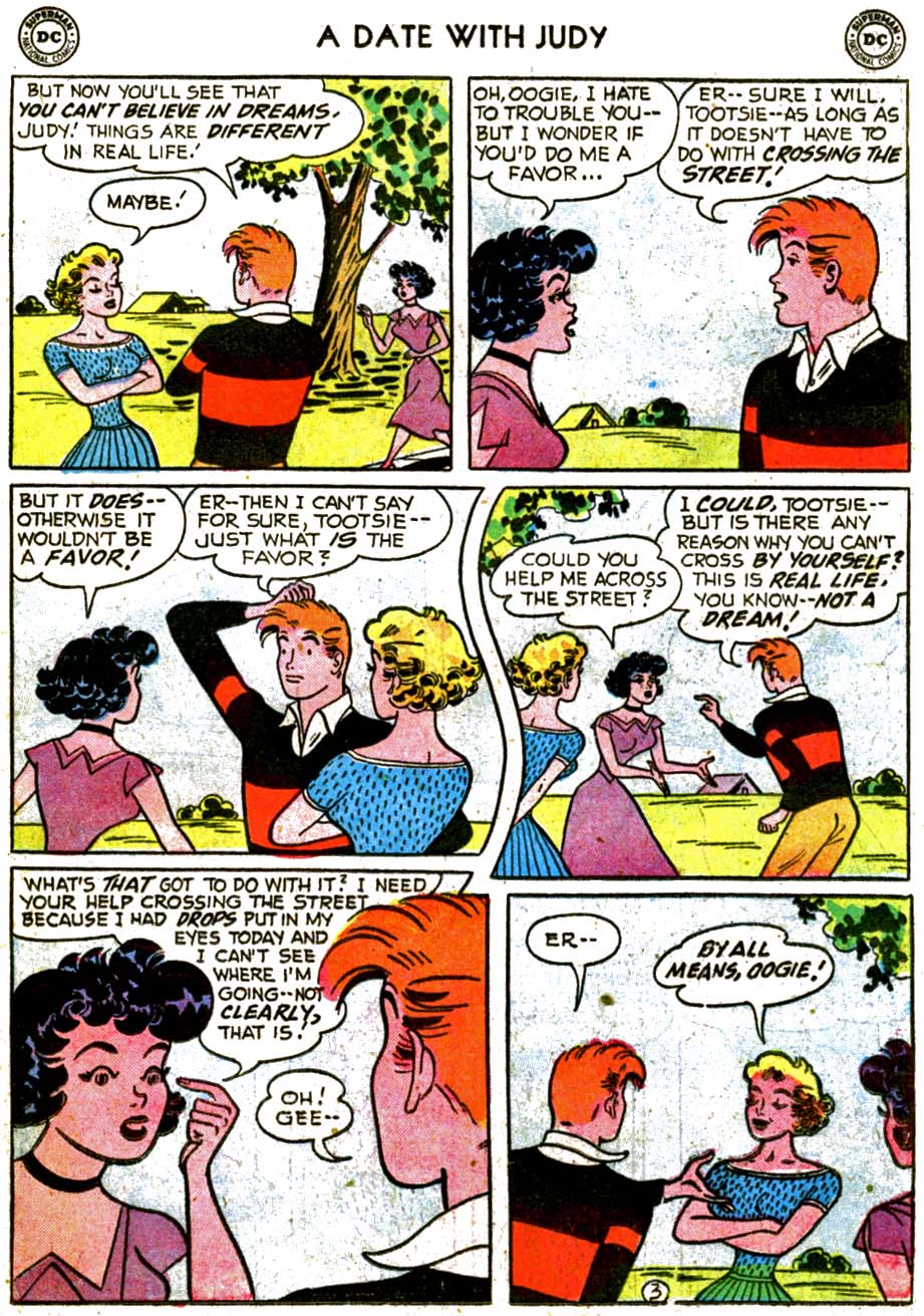 Read online A Date with Judy comic -  Issue #58 - 23