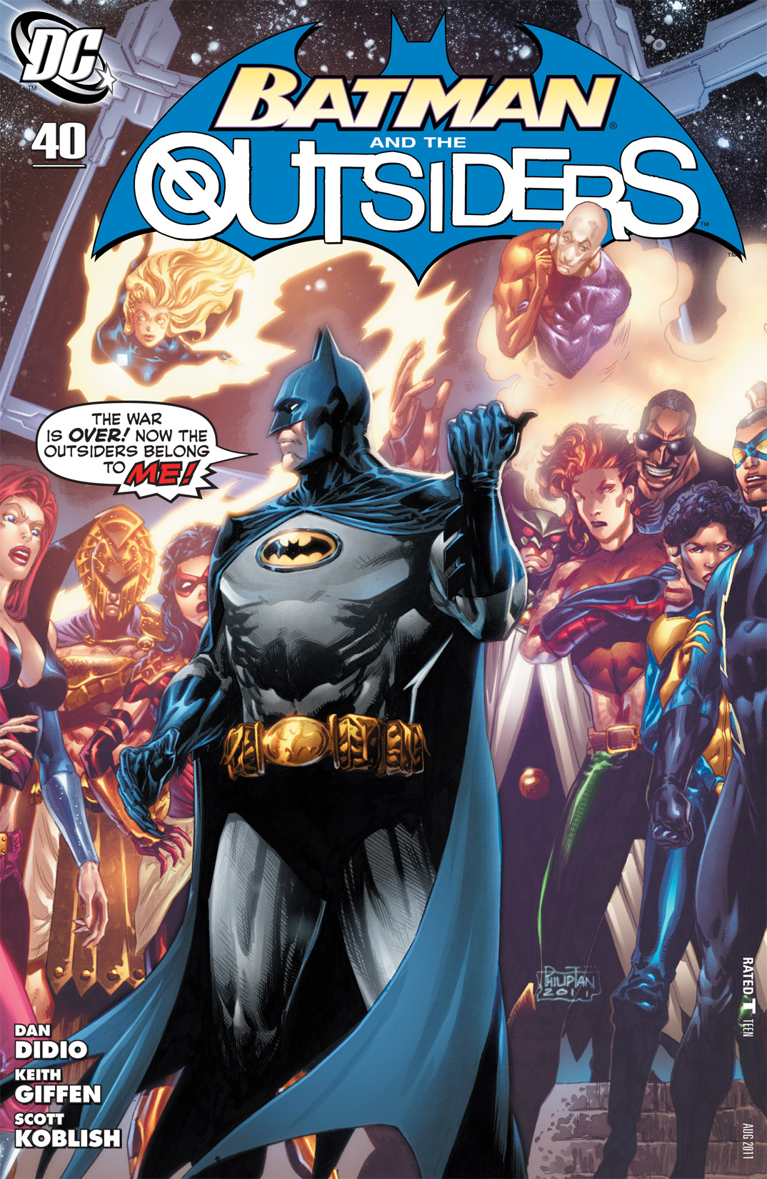 Read online Batman and the Outsiders (2007) comic -  Issue #40 - 1