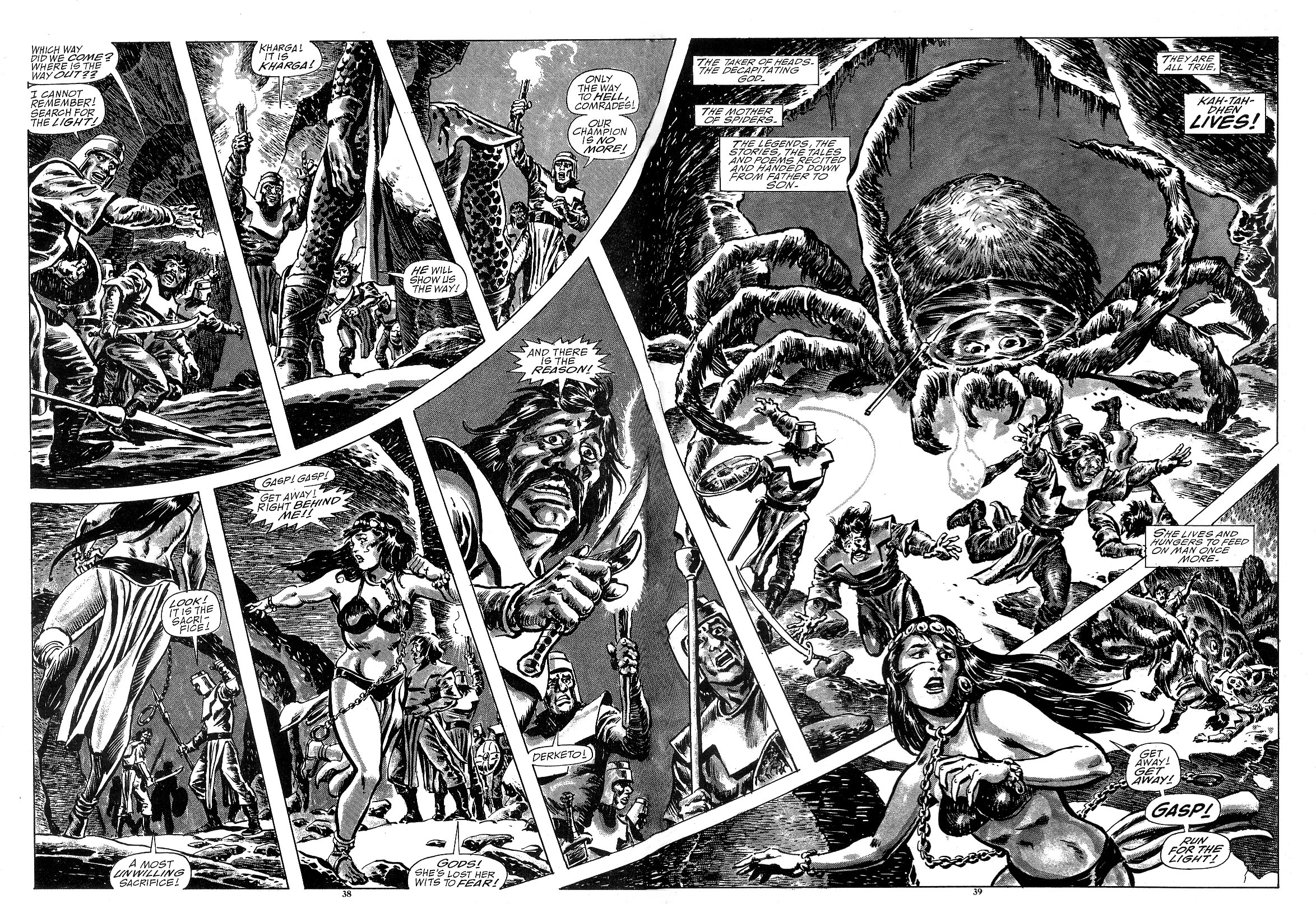 Read online The Savage Sword Of Conan comic -  Issue #183 - 26
