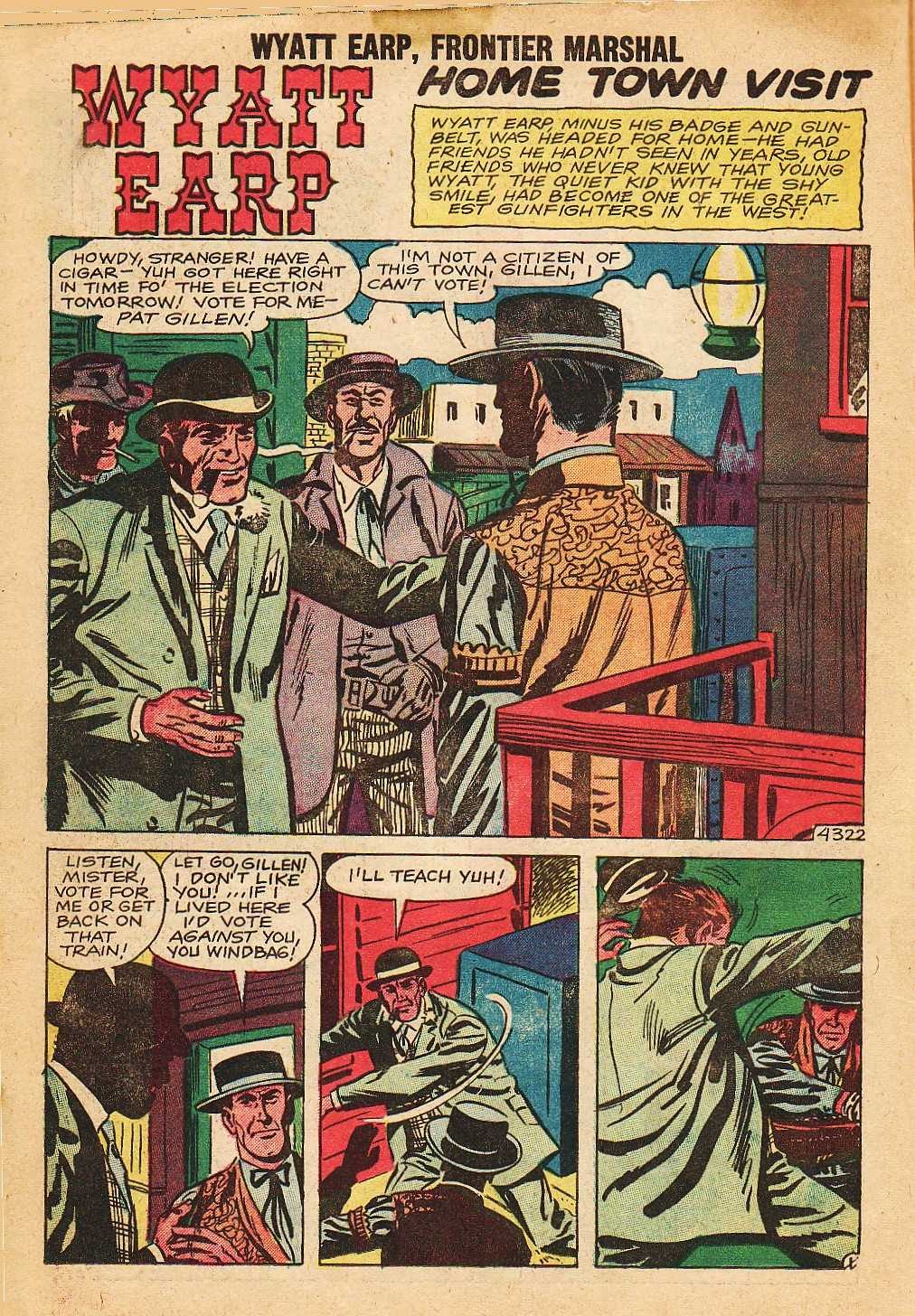Read online Wyatt Earp Frontier Marshal comic -  Issue #24 - 14