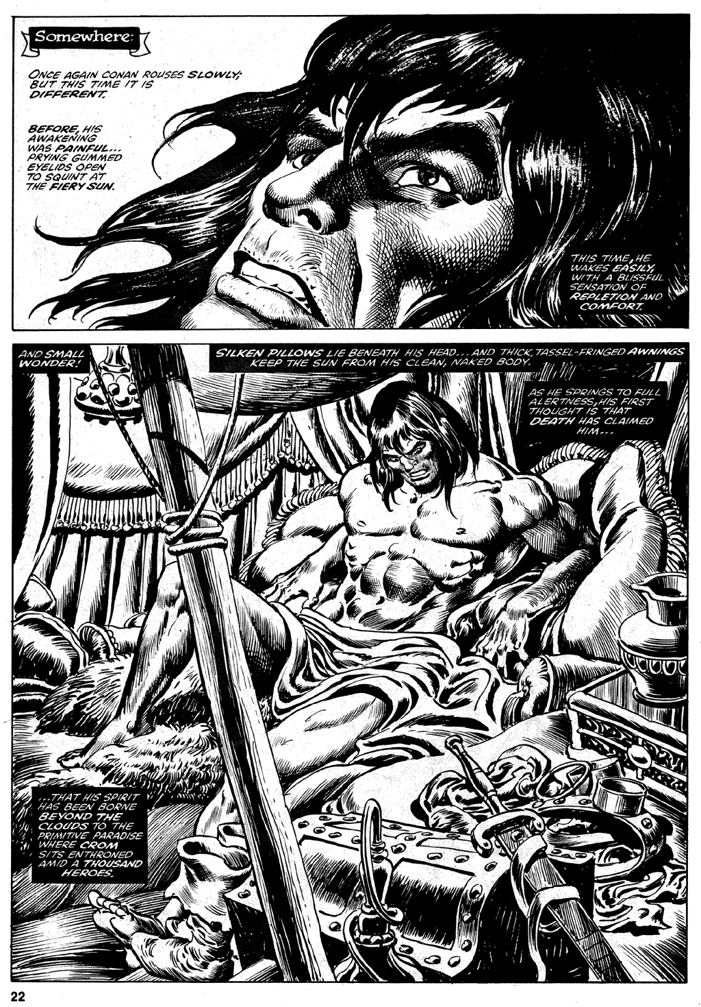 Read online The Savage Sword Of Conan comic -  Issue #35 - 22