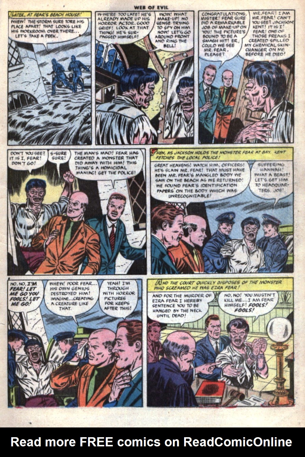 Read online Web of Evil comic -  Issue #20 - 18