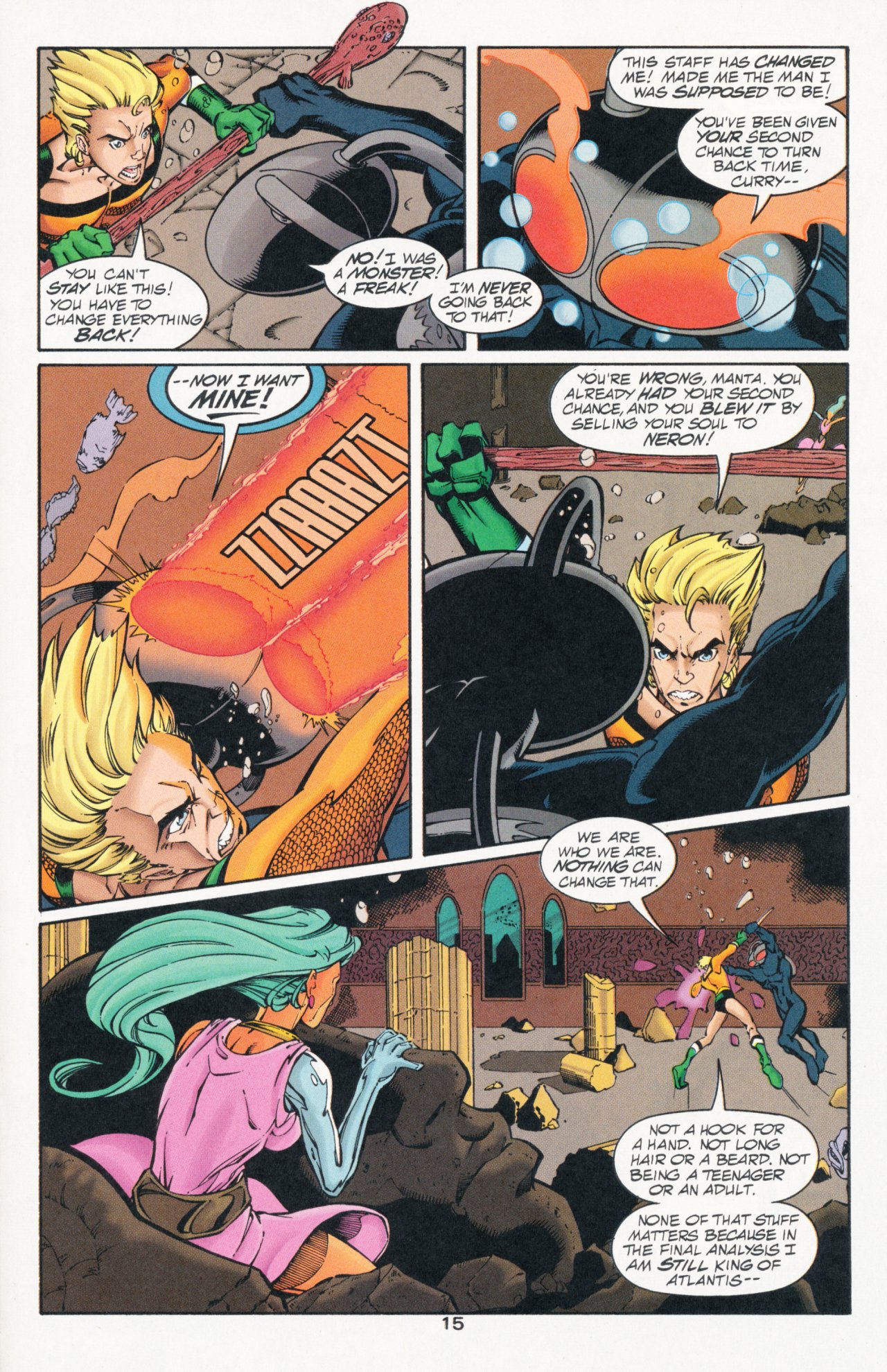 Read online Sins of Youth comic -  Issue # Aquaboy and Lagoon Man - 23