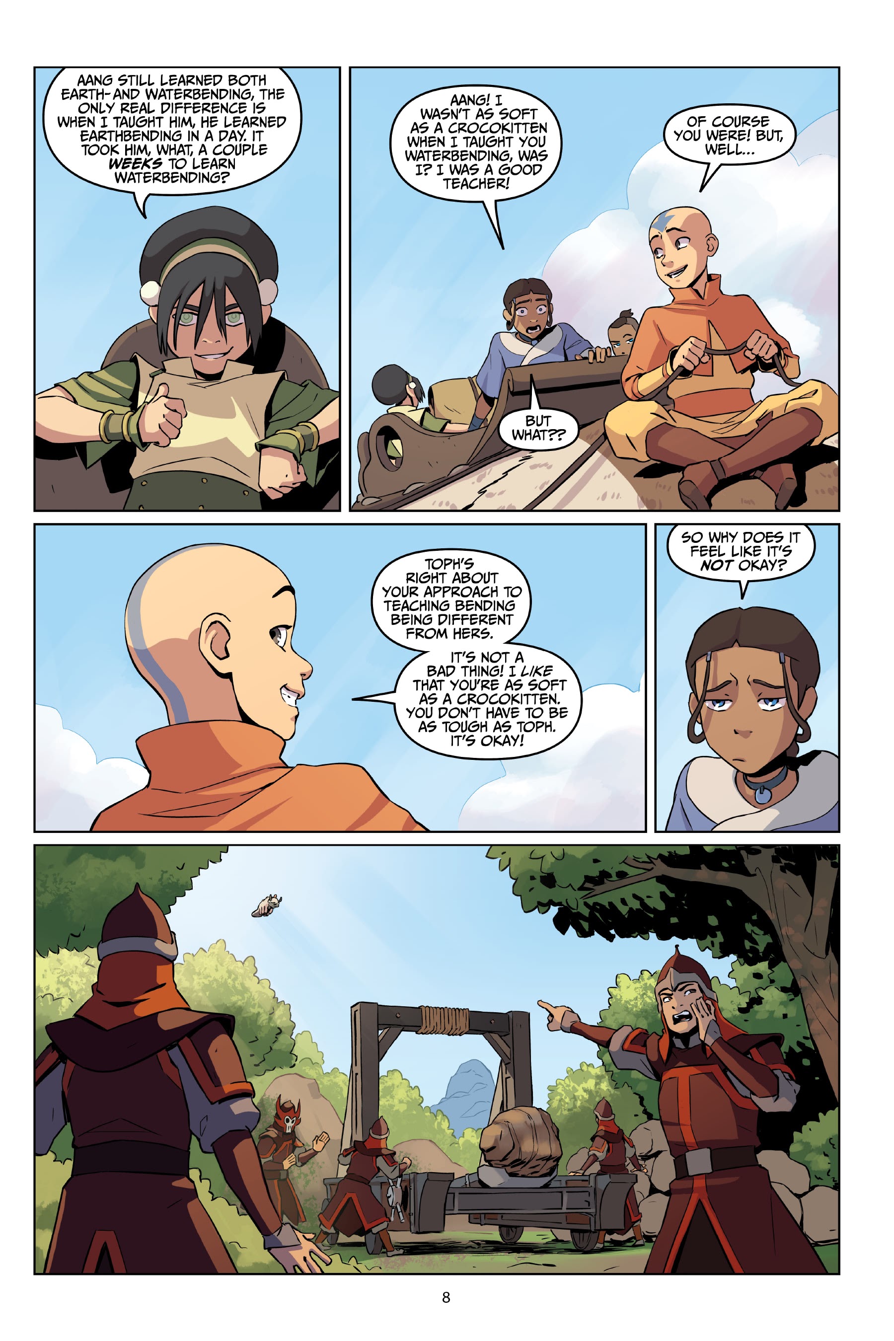Read online Avatar: The Last Airbender—Katara and the Pirate's Silver comic -  Issue # TPB - 9
