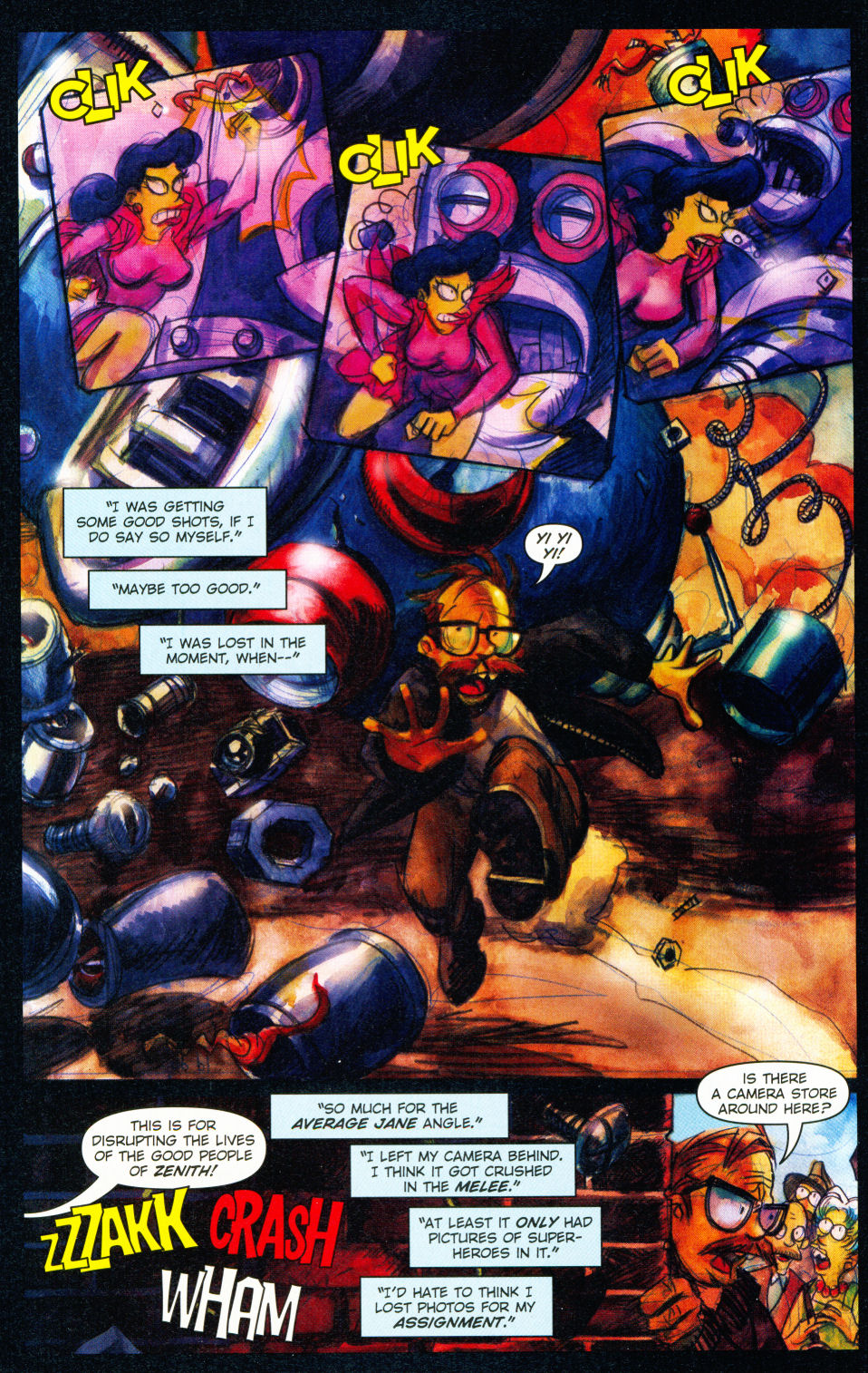 Read online Bongo Comics Presents Simpsons Super Spectacular comic -  Issue #2 - 19