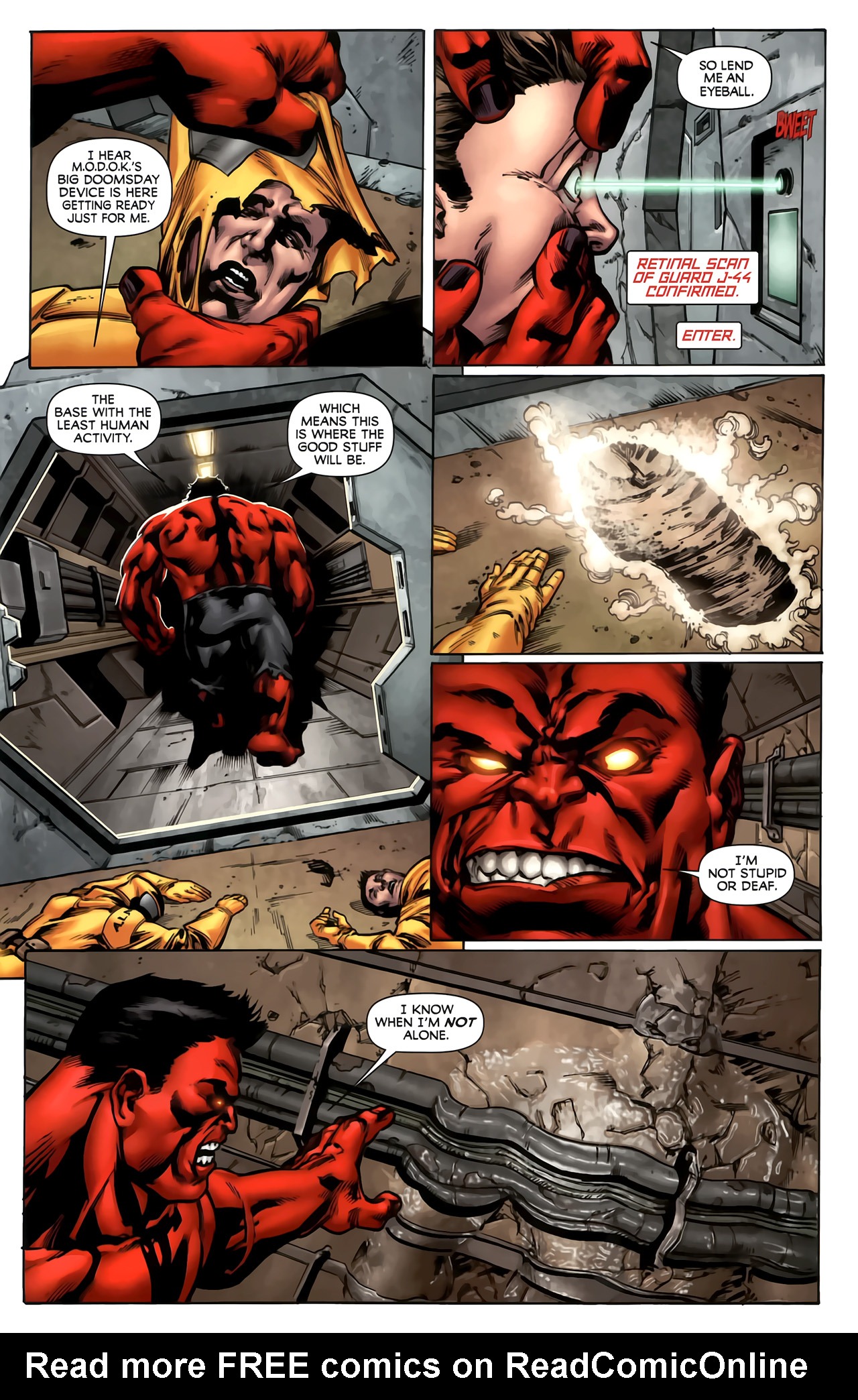 Read online Fall of the Hulks: Red Hulk comic -  Issue #1 - 5